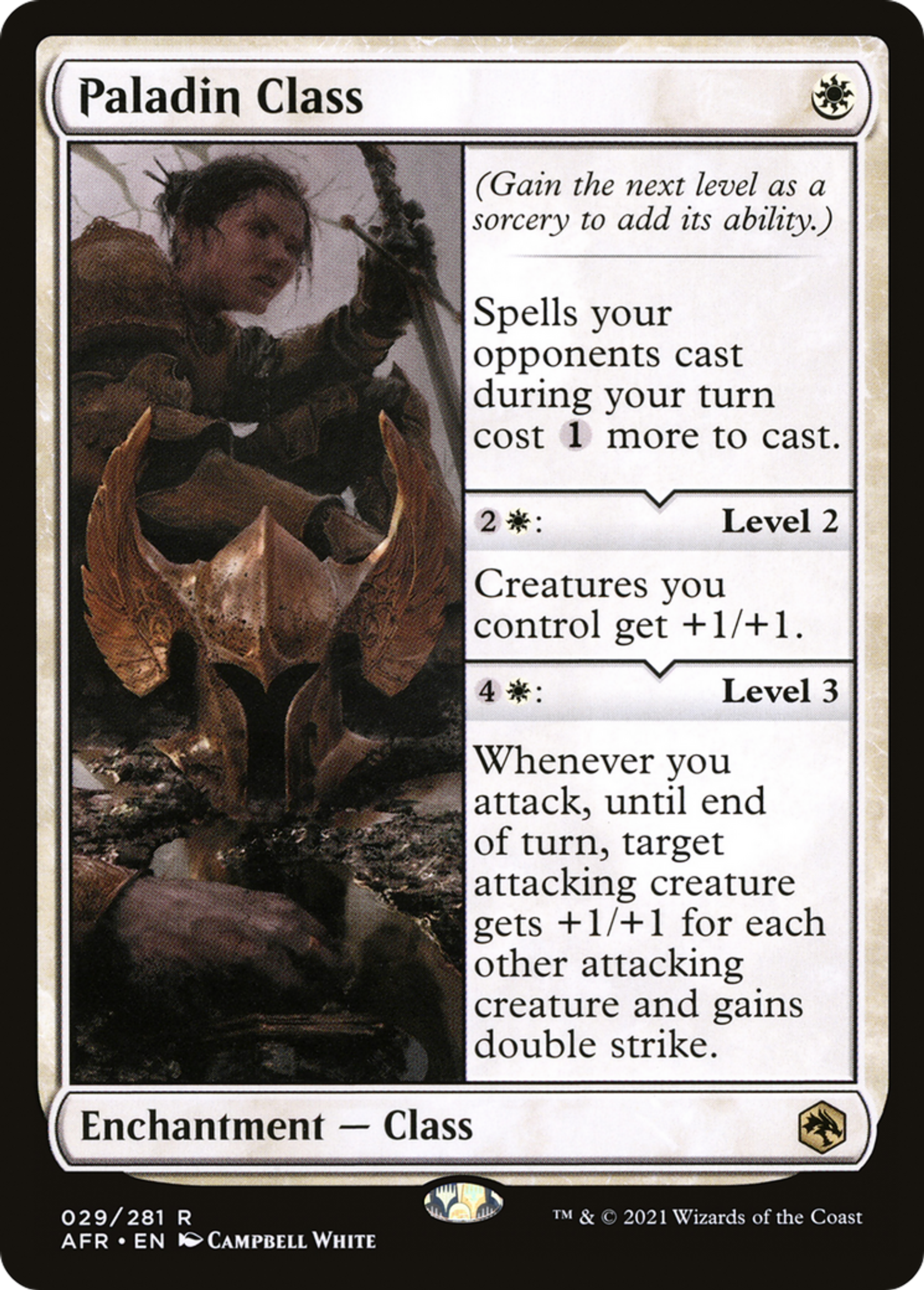 Paladin Class — Adventures in the Forgotten Realms — Magic: The Gathering