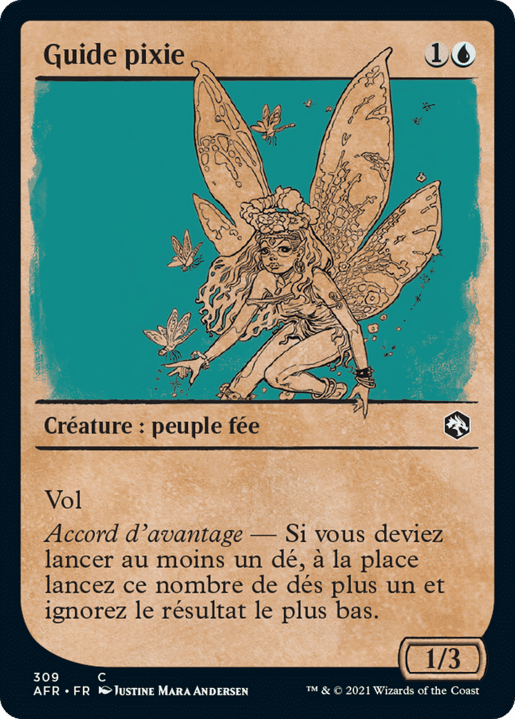 Guide pixie — Adventures in the Forgotten Realms — Magic: The Gathering