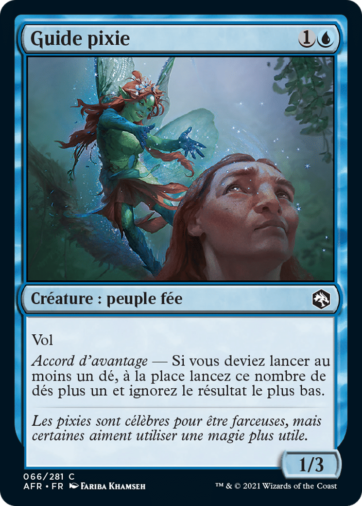 Guide pixie — Adventures in the Forgotten Realms — Magic: The Gathering