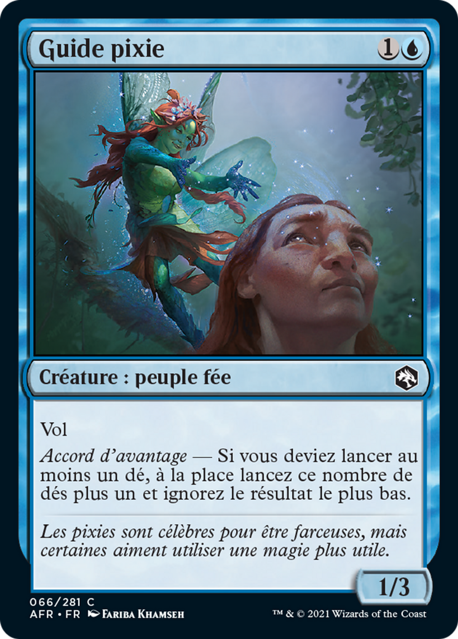 Guide pixie — Adventures in the Forgotten Realms — Magic: The Gathering