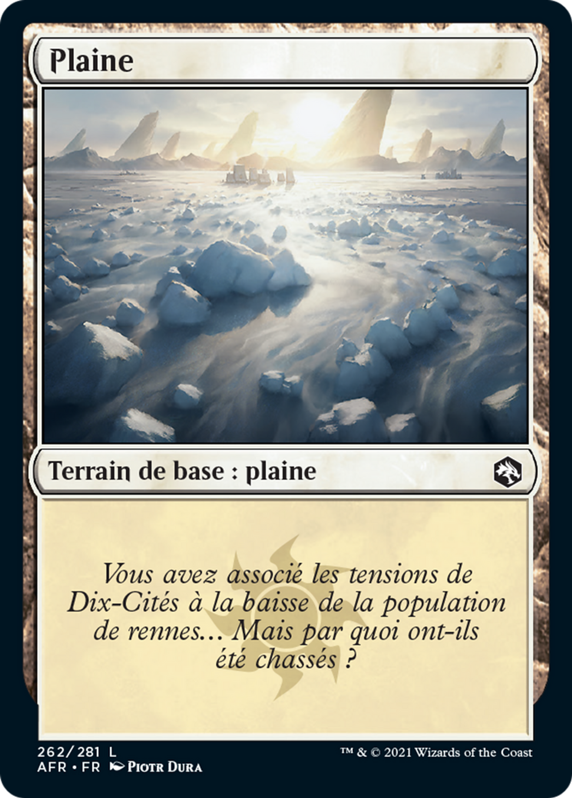 Plaine — Adventures in the Forgotten Realms — Magic: The Gathering