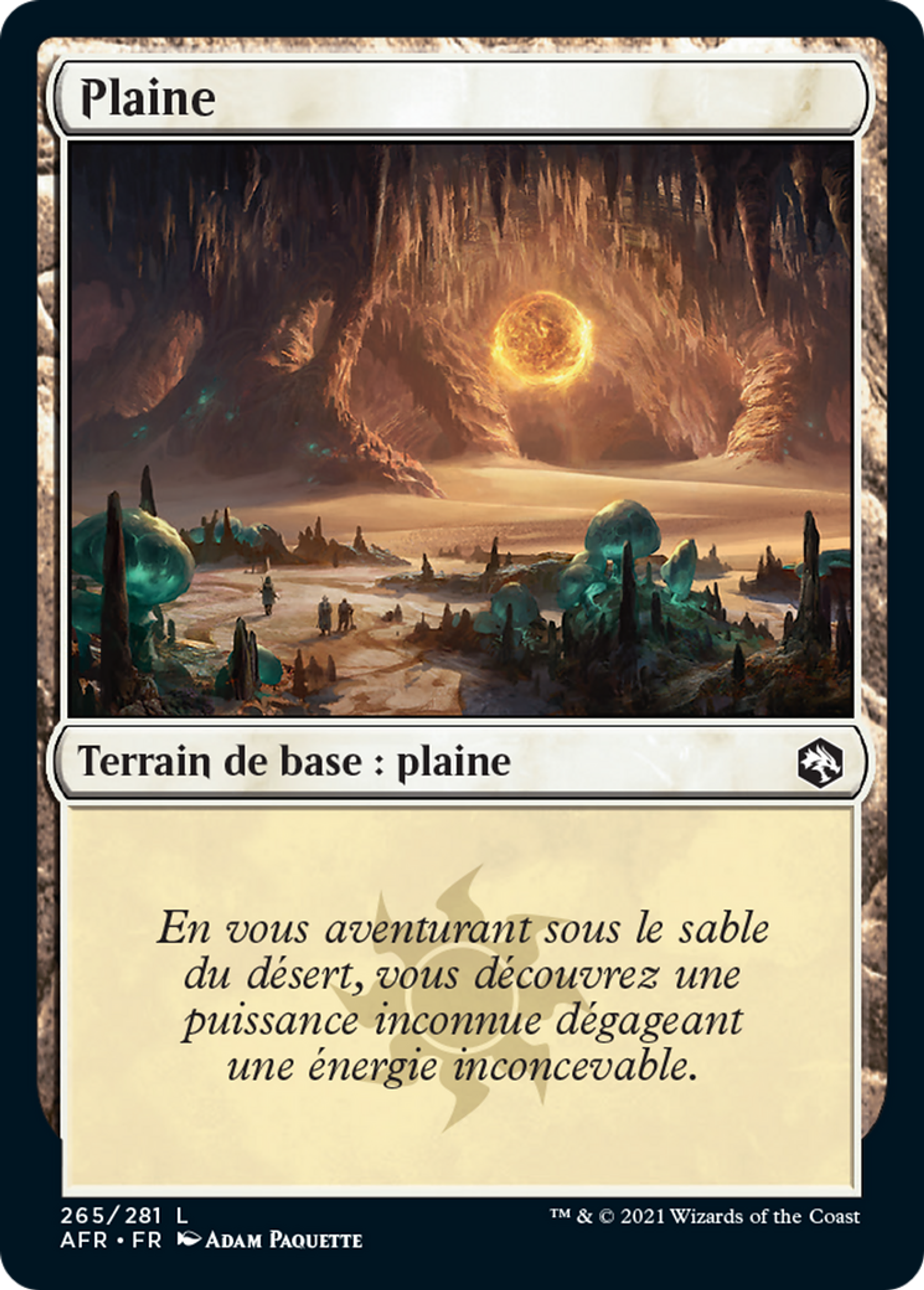 Plaine — Adventures in the Forgotten Realms — Magic: The Gathering