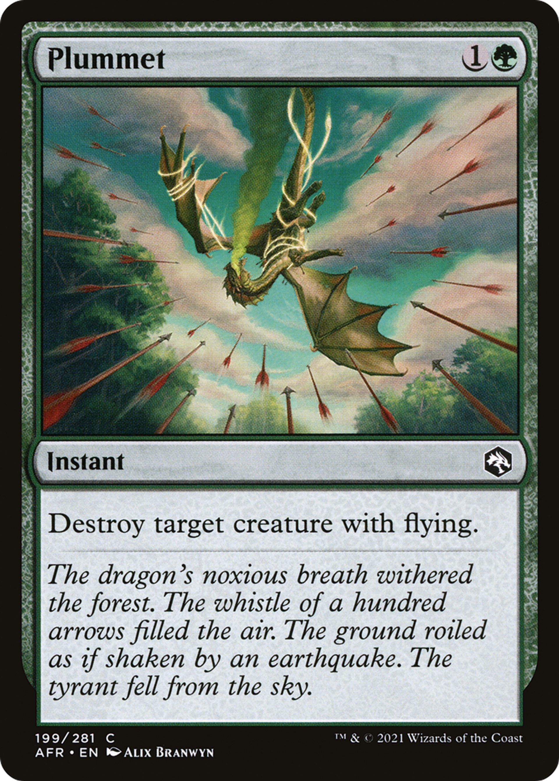 Plummet — Adventures in the Forgotten Realms — Magic: The Gathering