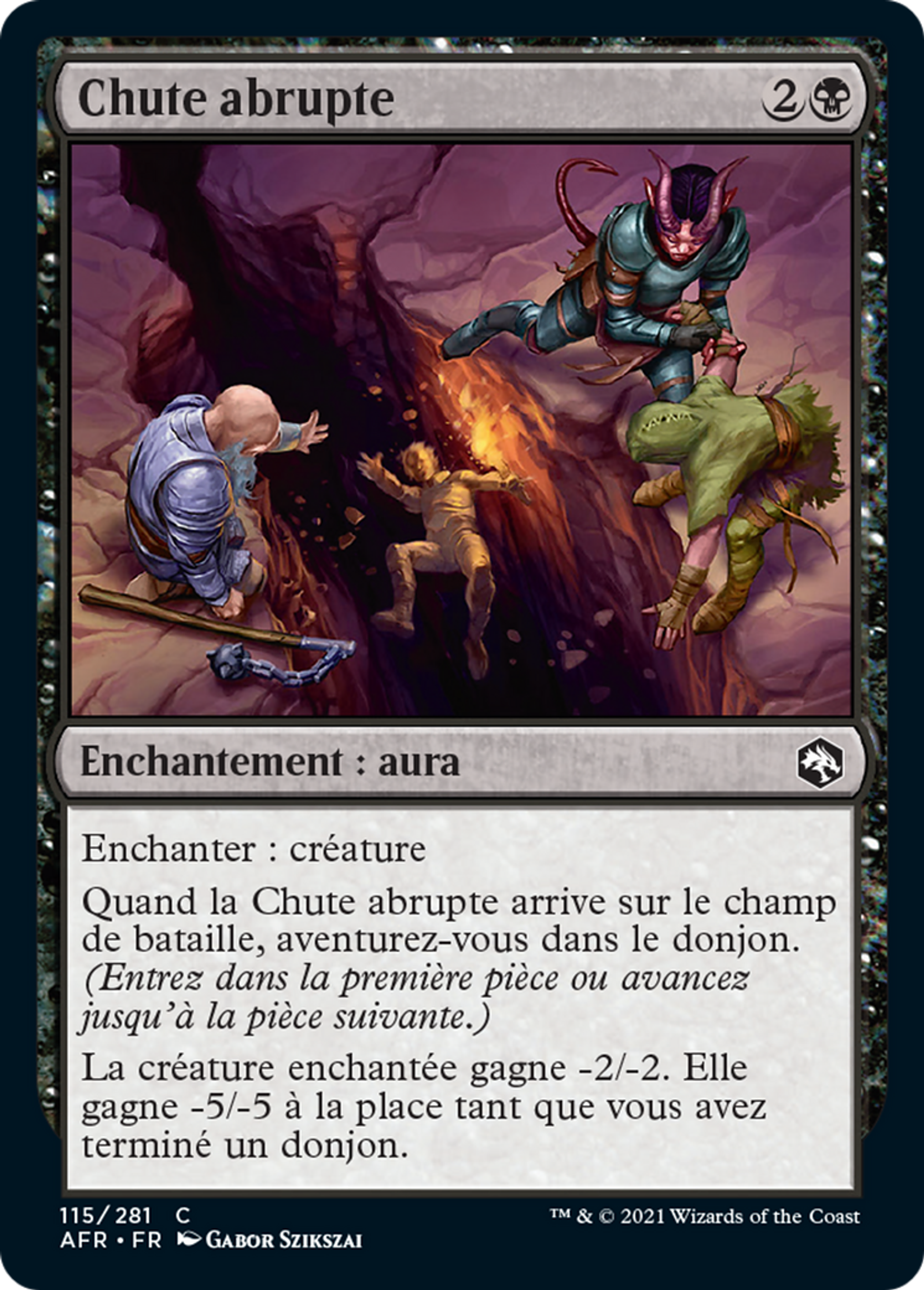 Chute abrupte — Adventures in the Forgotten Realms — Magic: The Gathering