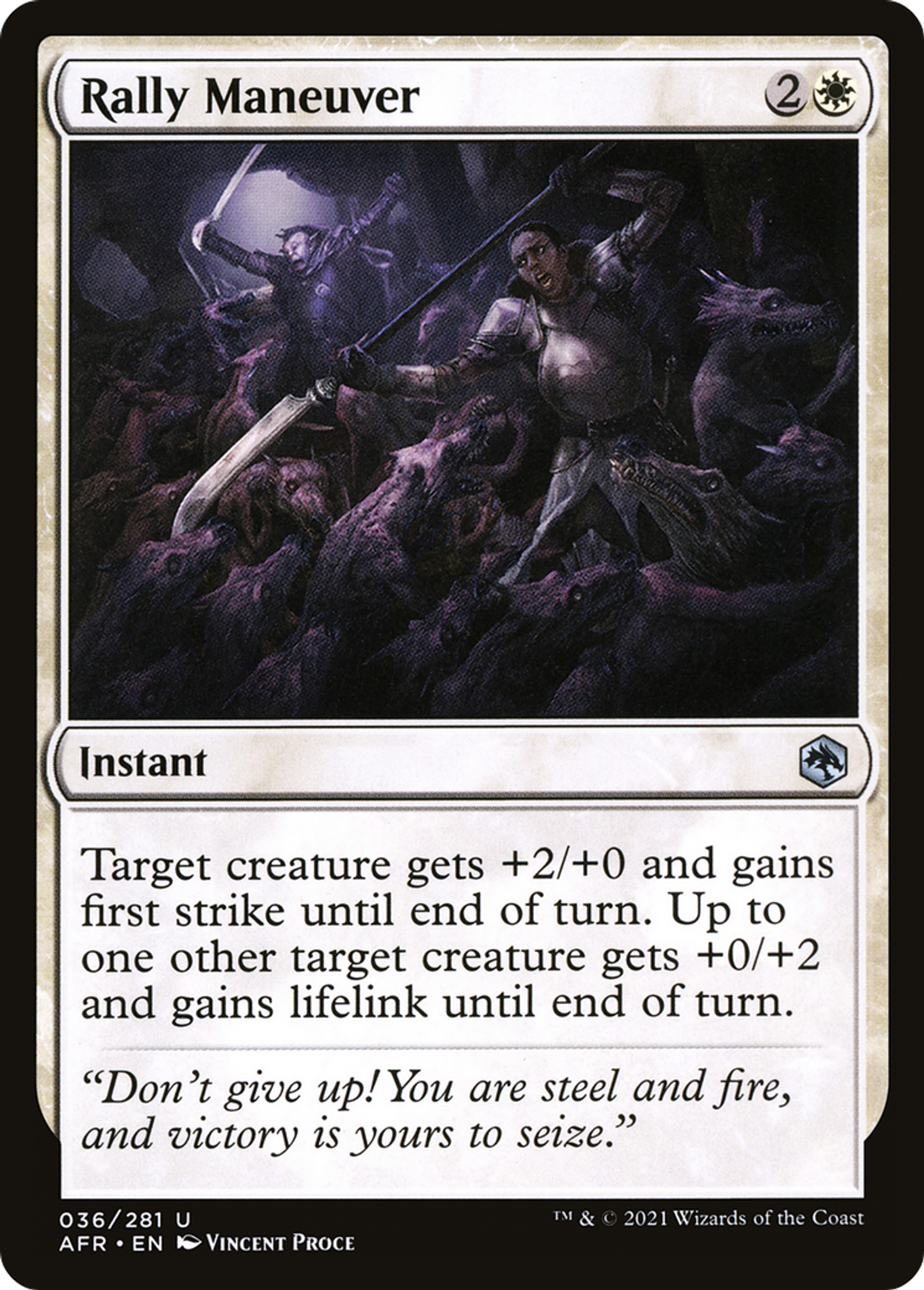 Rally Maneuver — Adventures in the Forgotten Realms — Magic: The Gathering