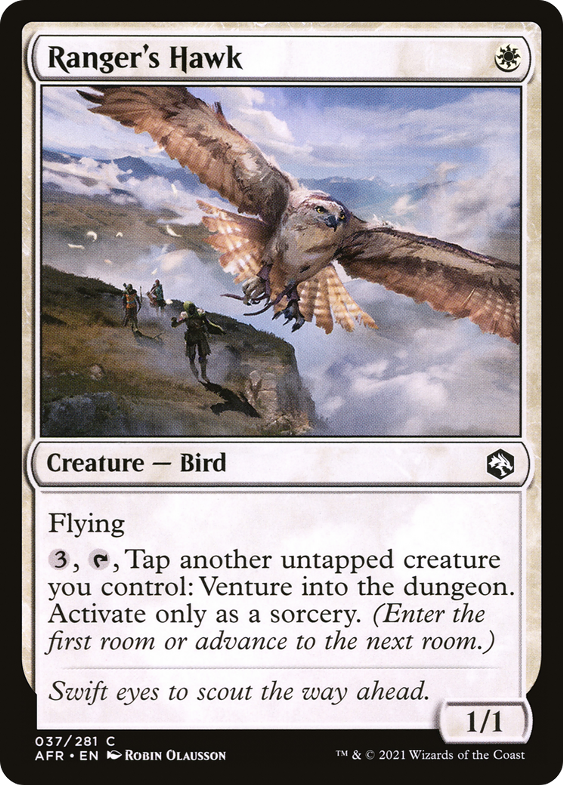 Ranger's Hawk — Adventures in the Forgotten Realms — Magic: The Gathering