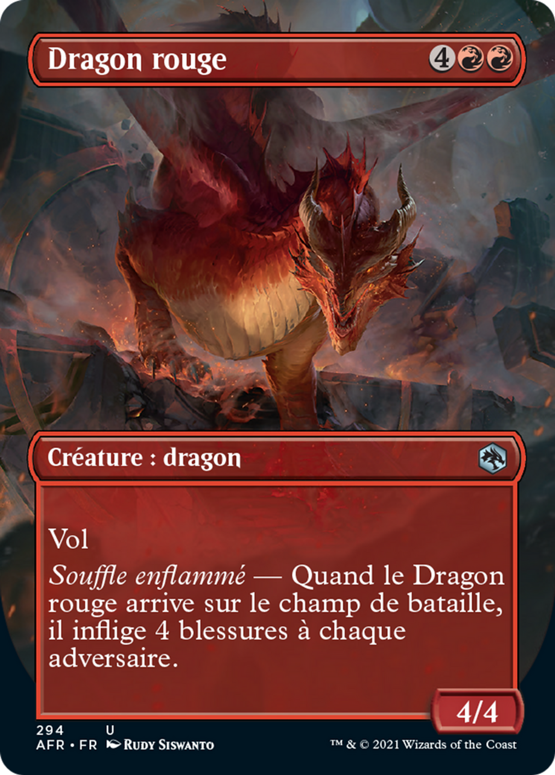 Dragon rouge — Adventures in the Forgotten Realms — Magic: The Gathering