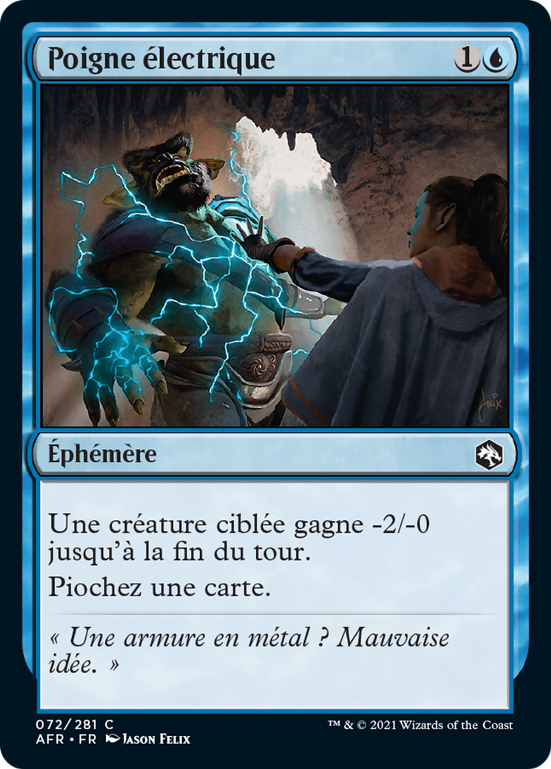 Poigne électrique — Adventures in the Forgotten Realms — Magic: The Gathering