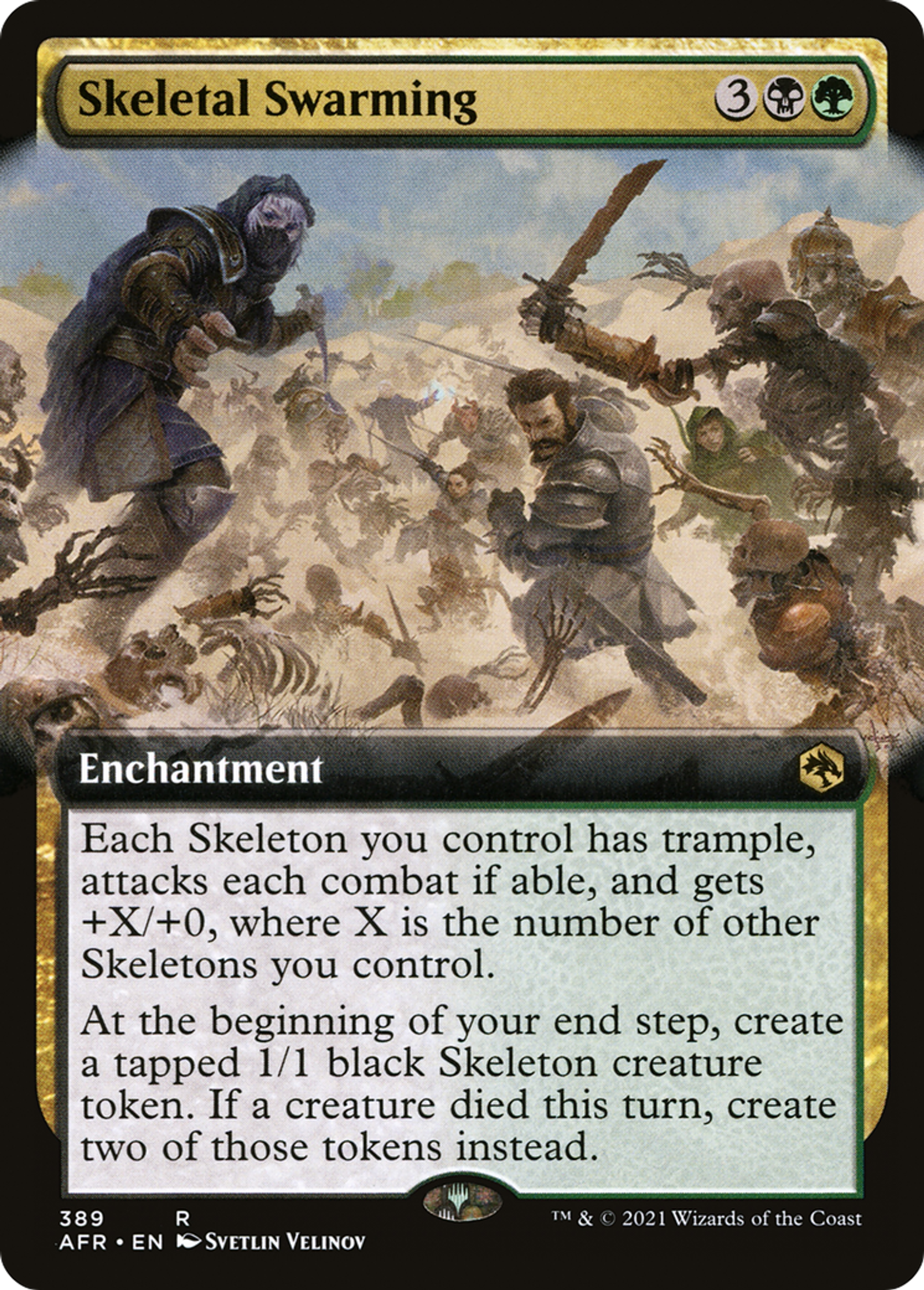 Skeletal Swarming — Adventures in the Forgotten Realms — Magic: The Gathering