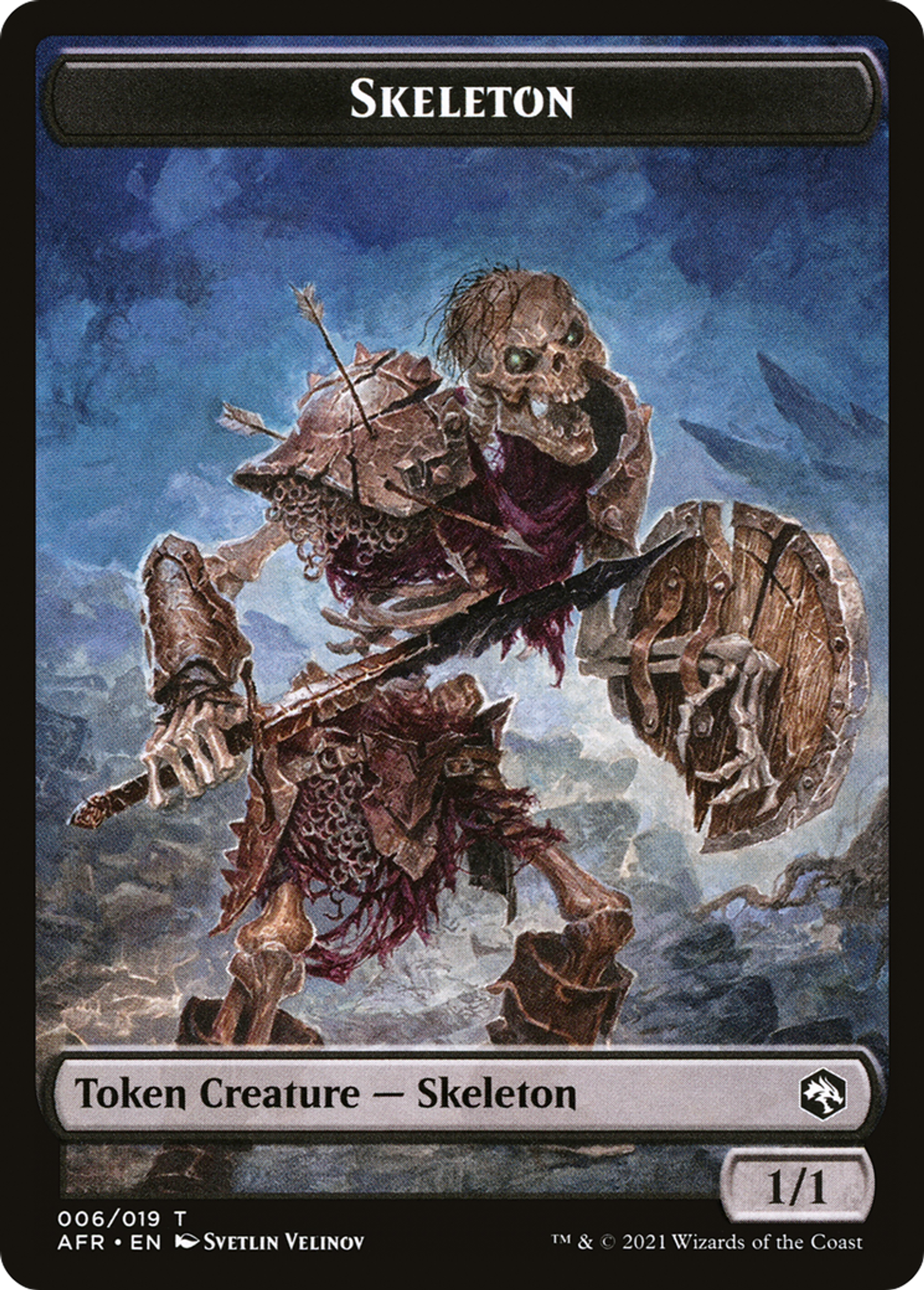 Skeleton — Adventures in the Forgotten Realms — Magic: The Gathering