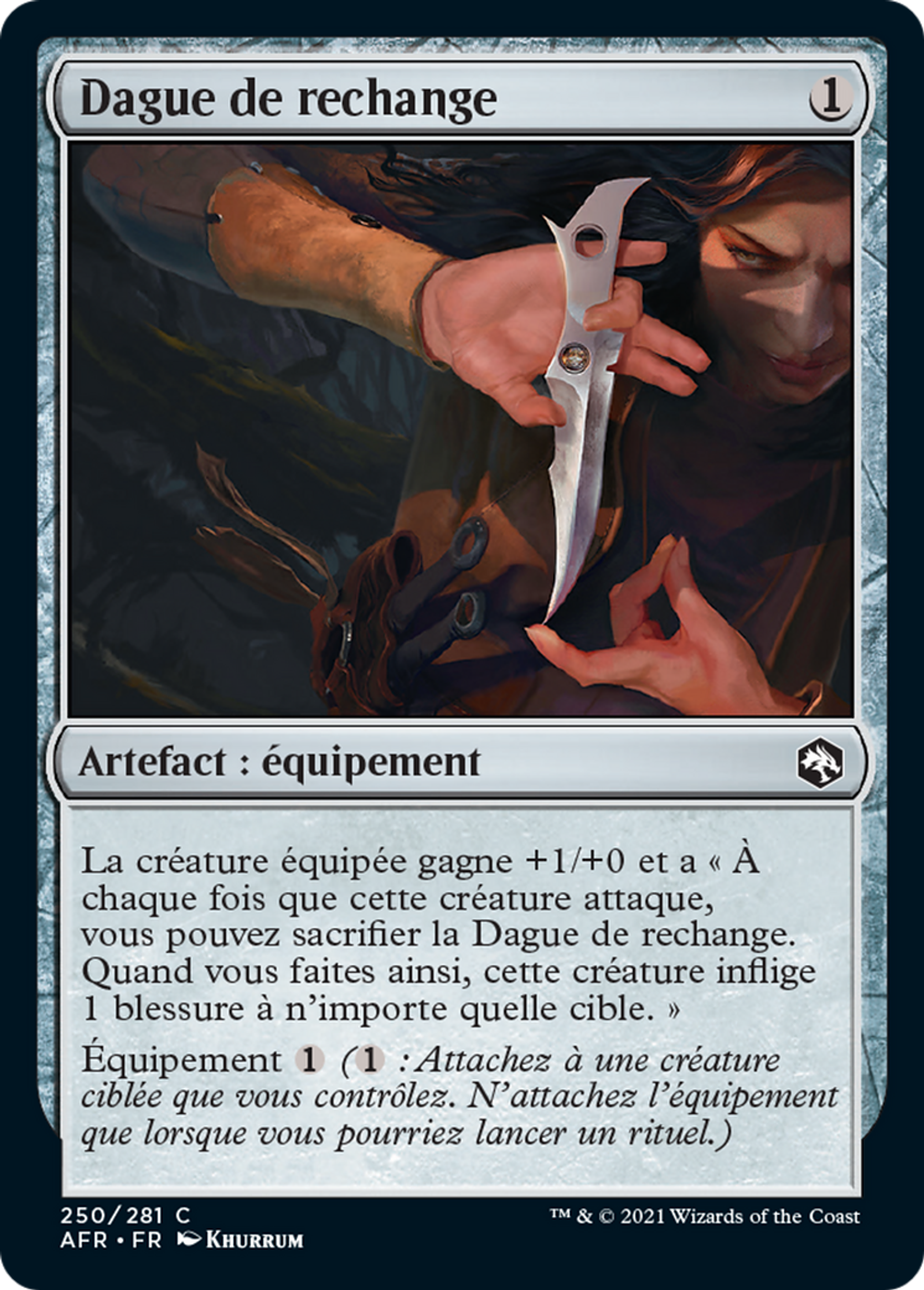 Dague de rechange — Adventures in the Forgotten Realms — Magic: The Gathering