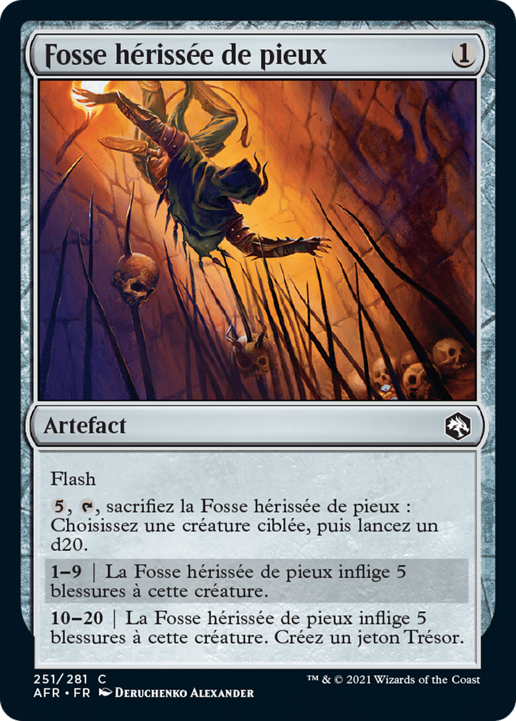 Fosse hérissée de pieux — Adventures in the Forgotten Realms — Magic: The Gathering