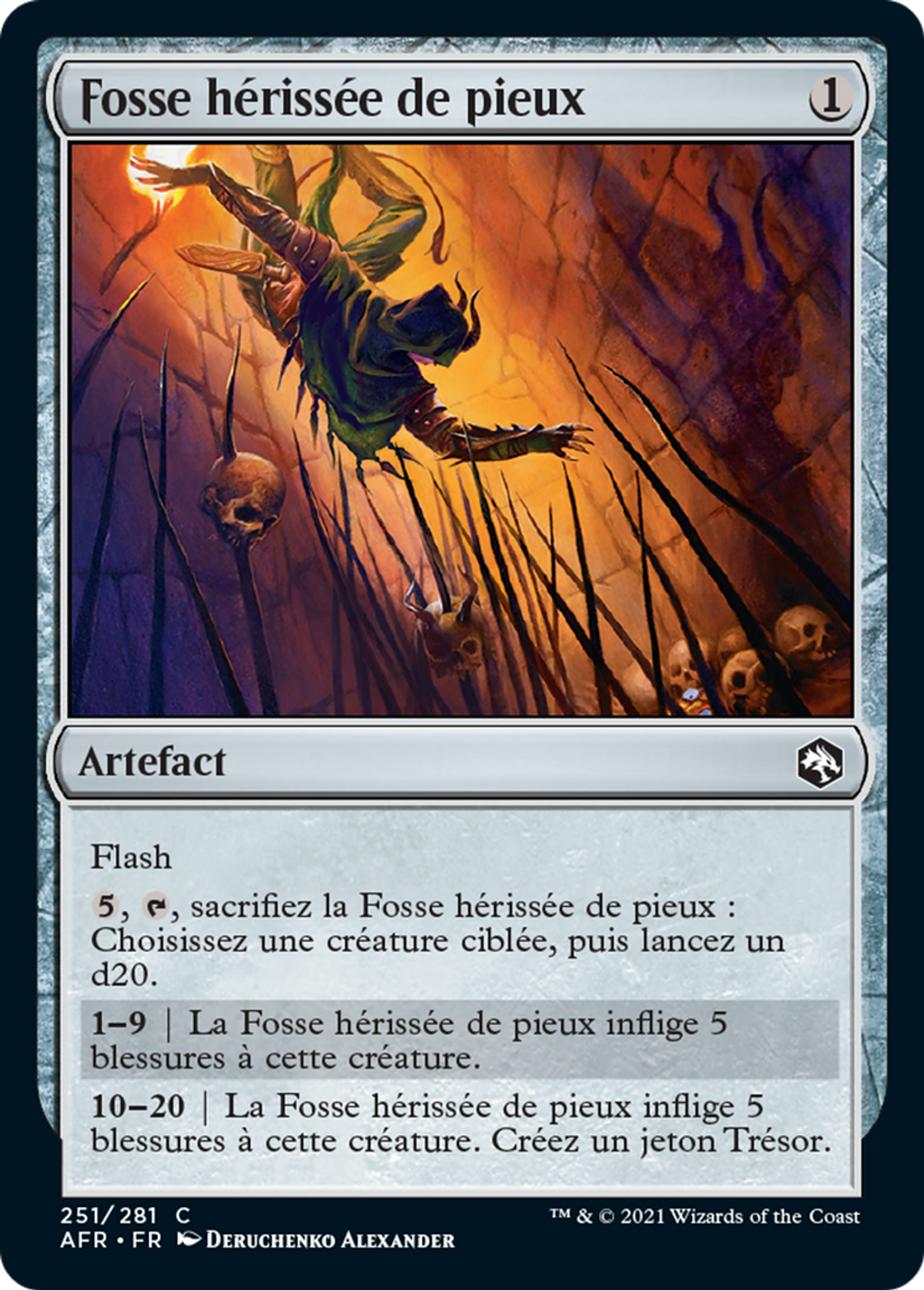 Fosse hérissée de pieux — Adventures in the Forgotten Realms — Magic: The Gathering