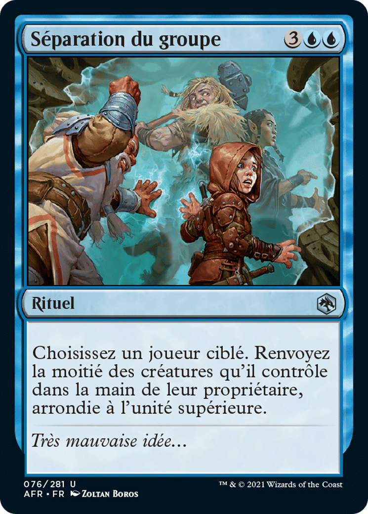 Séparation du groupe — Adventures in the Forgotten Realms — Magic: The Gathering