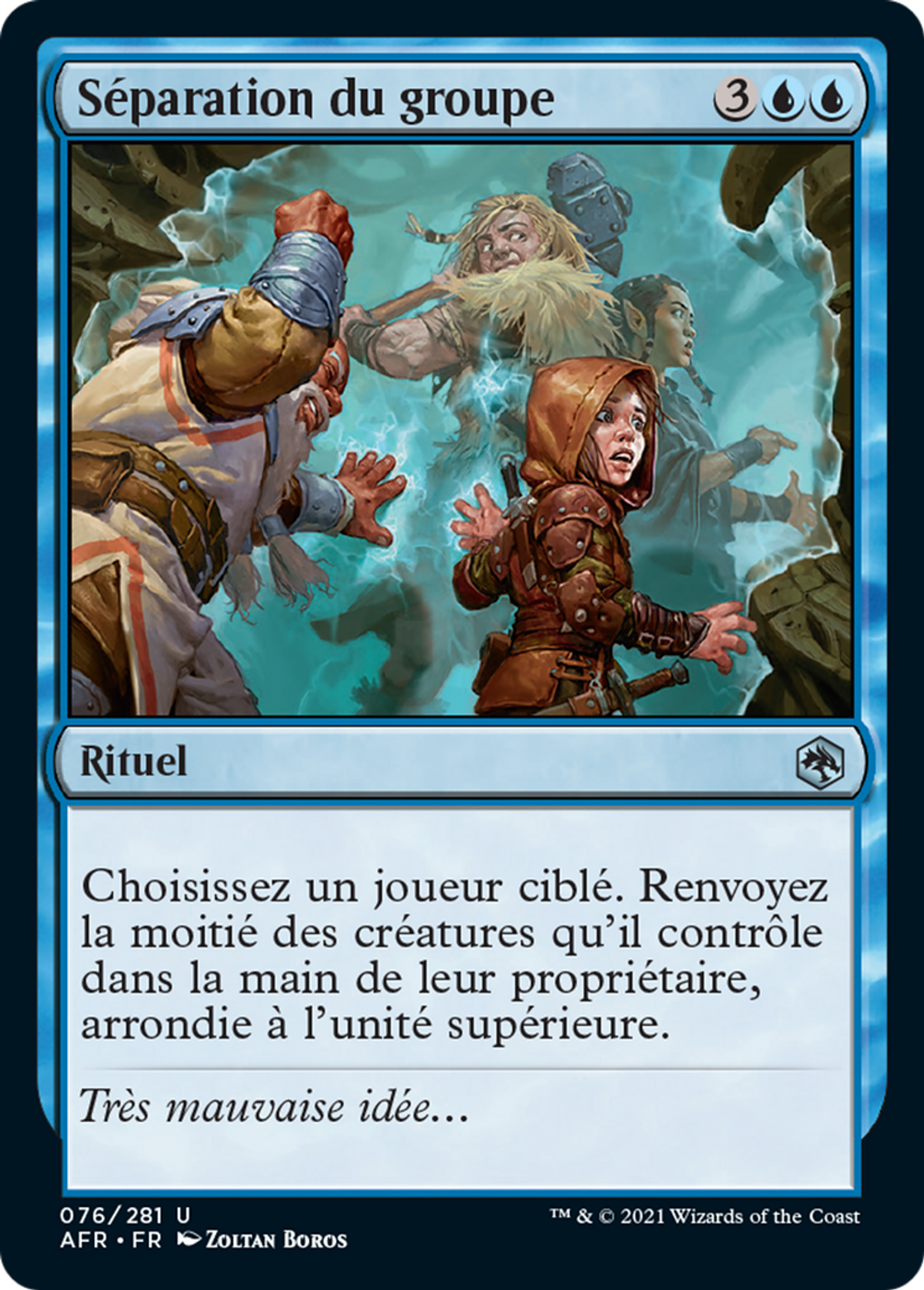 Séparation du groupe — Adventures in the Forgotten Realms — Magic: The Gathering