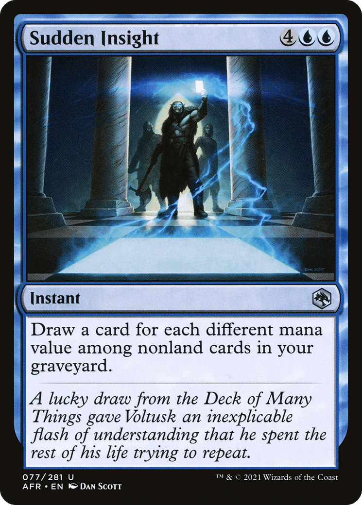 Sudden Insight — Adventures in the Forgotten Realms — Magic: The Gathering