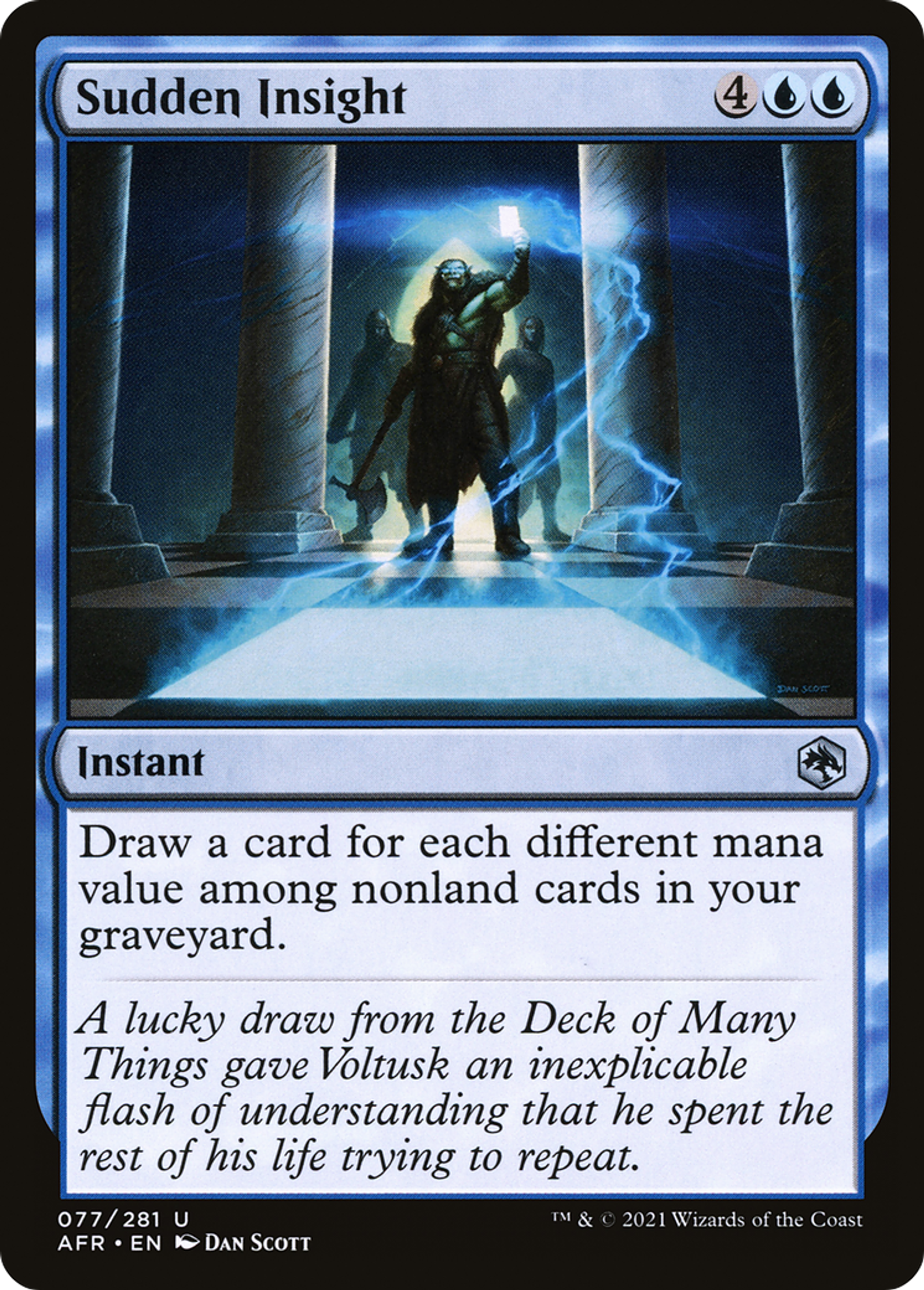 Sudden Insight — Adventures in the Forgotten Realms — Magic: The Gathering