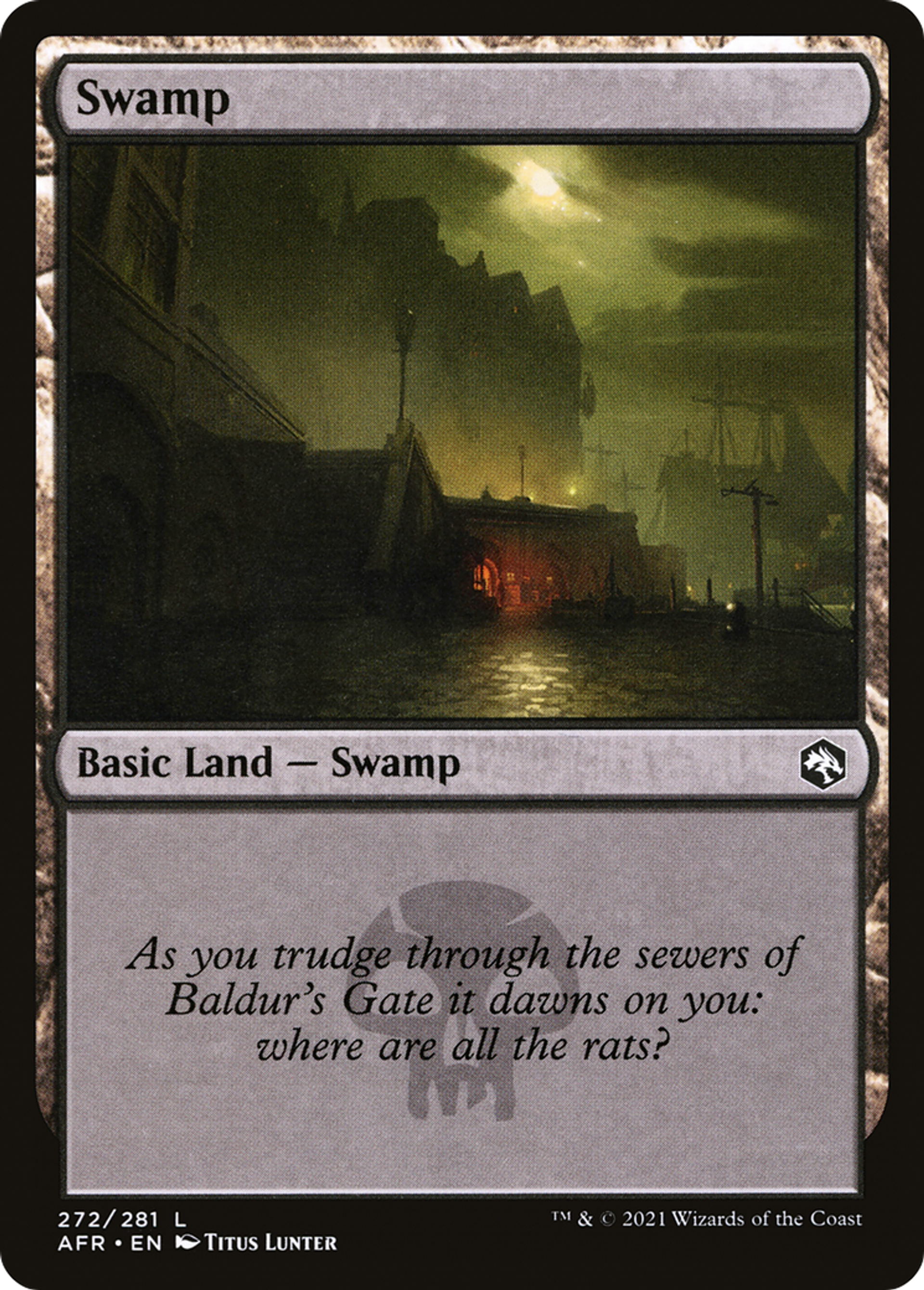 Swamp — Adventures in the Forgotten Realms — Magic: The Gathering