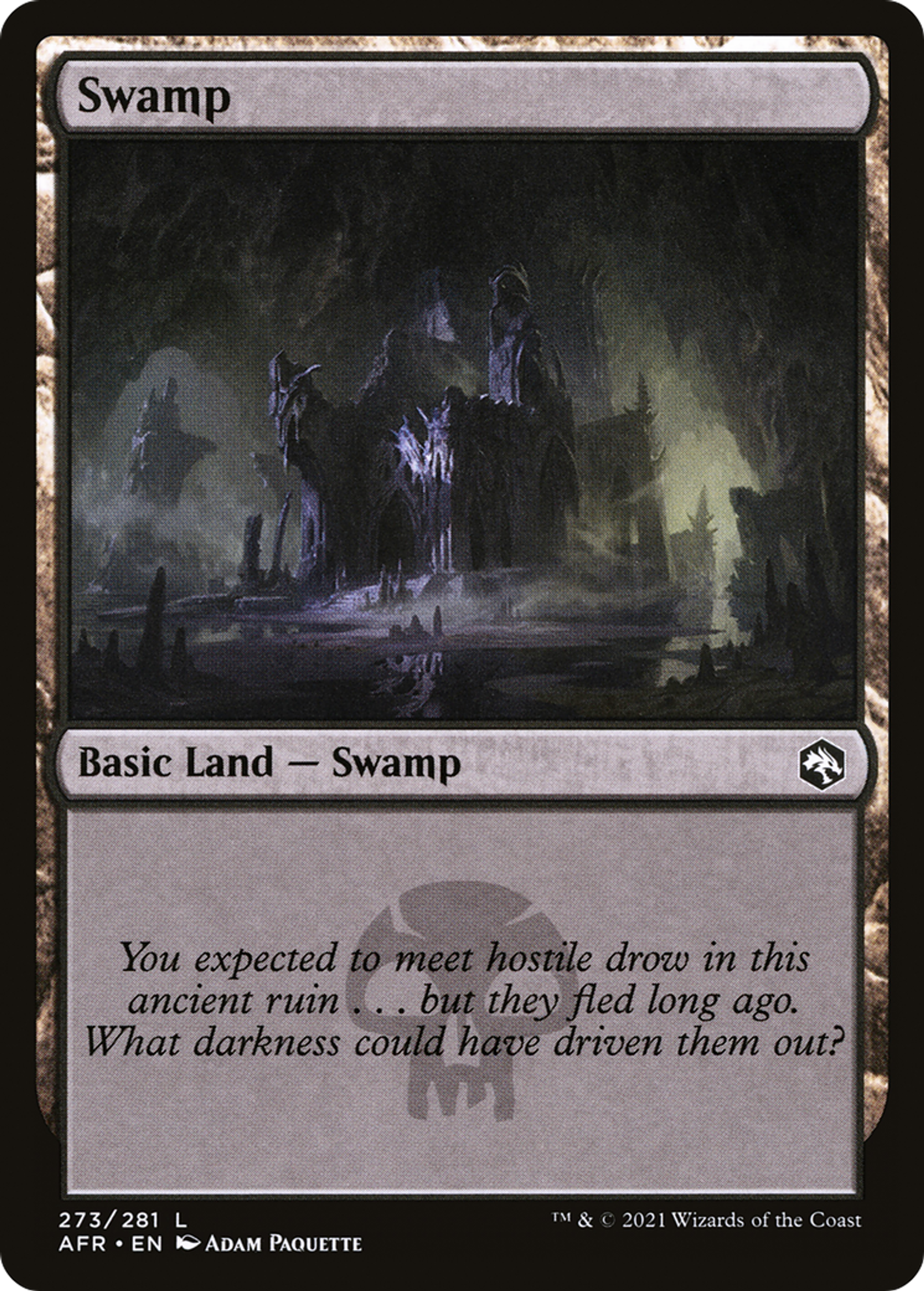 Swamp — Adventures in the Forgotten Realms — Magic: The Gathering