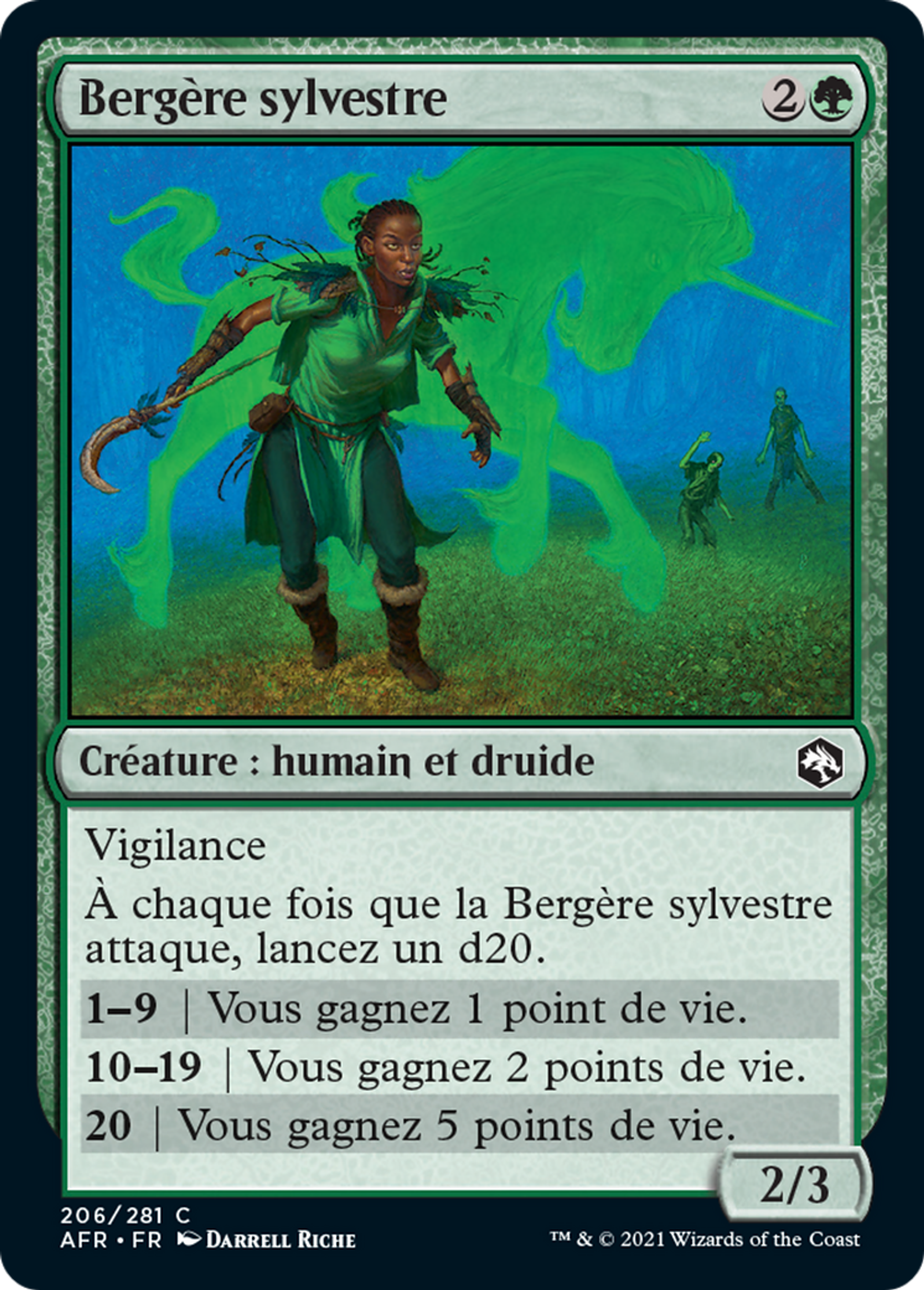 Bergère sylvestre — Adventures in the Forgotten Realms — Magic: The Gathering