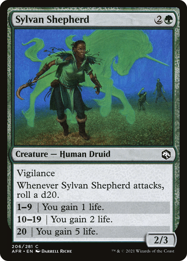 Sylvan Shepherd — Adventures in the Forgotten Realms — Magic: The Gathering