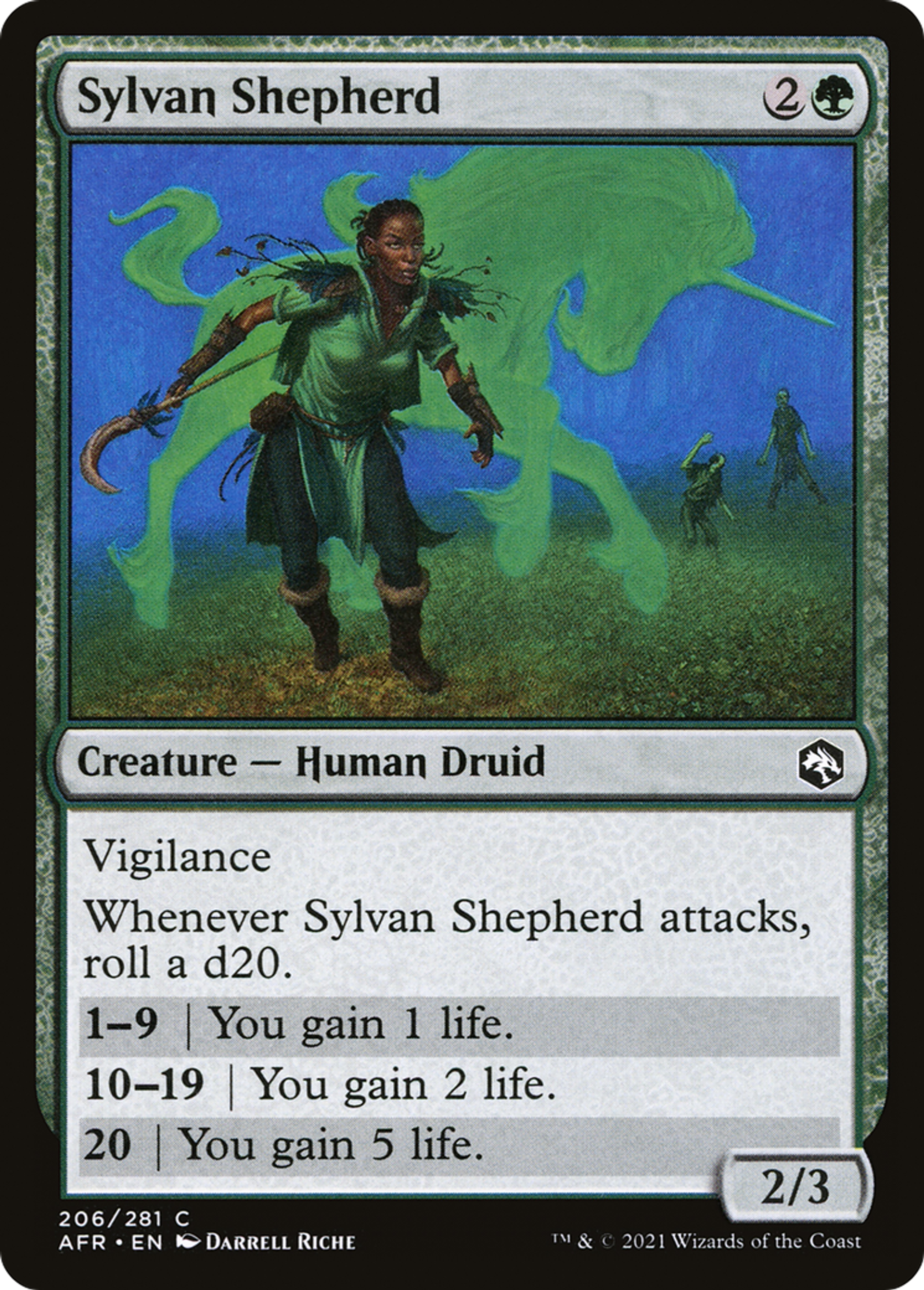 Sylvan Shepherd — Adventures in the Forgotten Realms — Magic: The Gathering