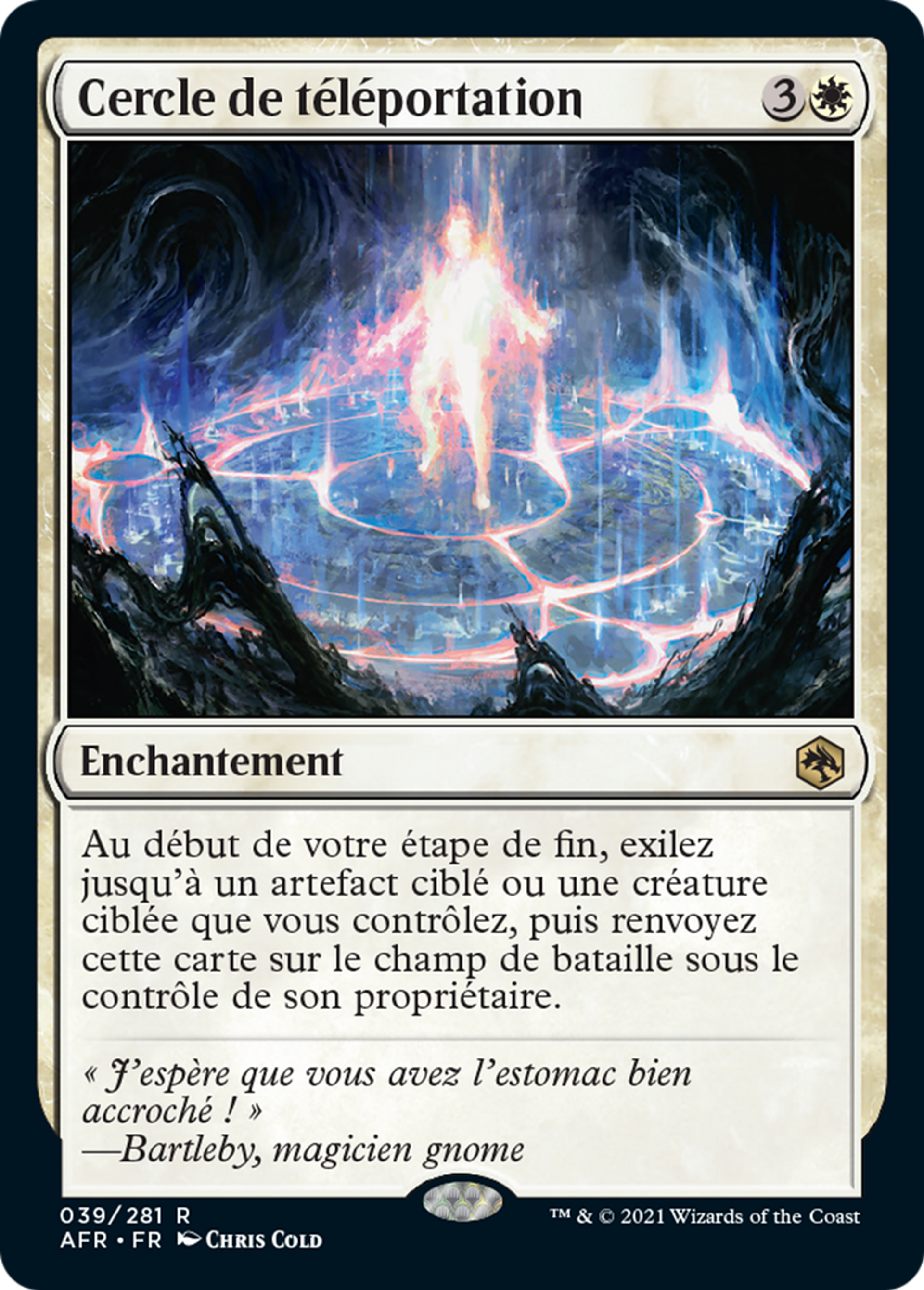 Cercle de téléportation — Adventures in the Forgotten Realms — Magic: The Gathering