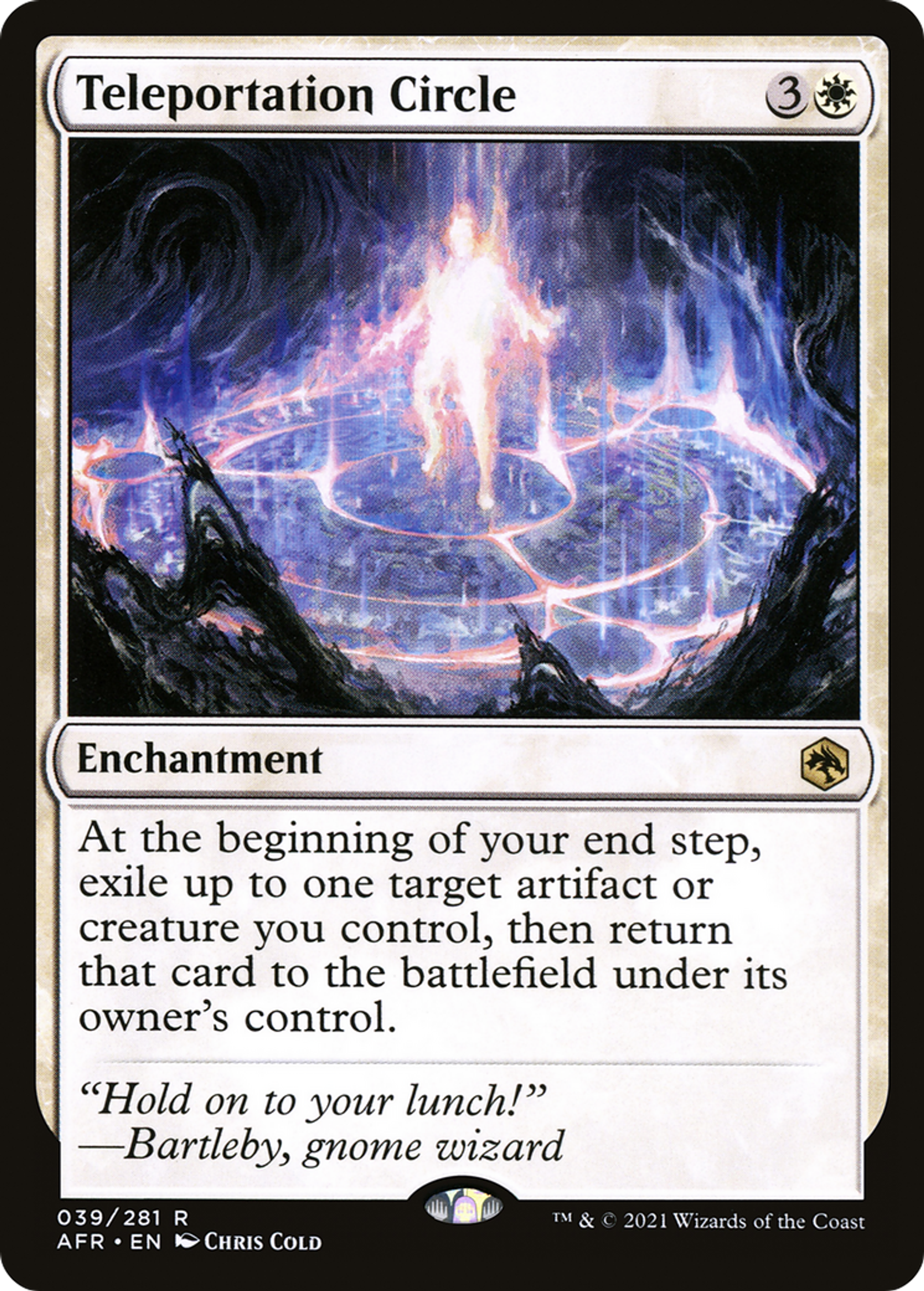 Teleportation Circle — Adventures in the Forgotten Realms — Magic: The Gathering