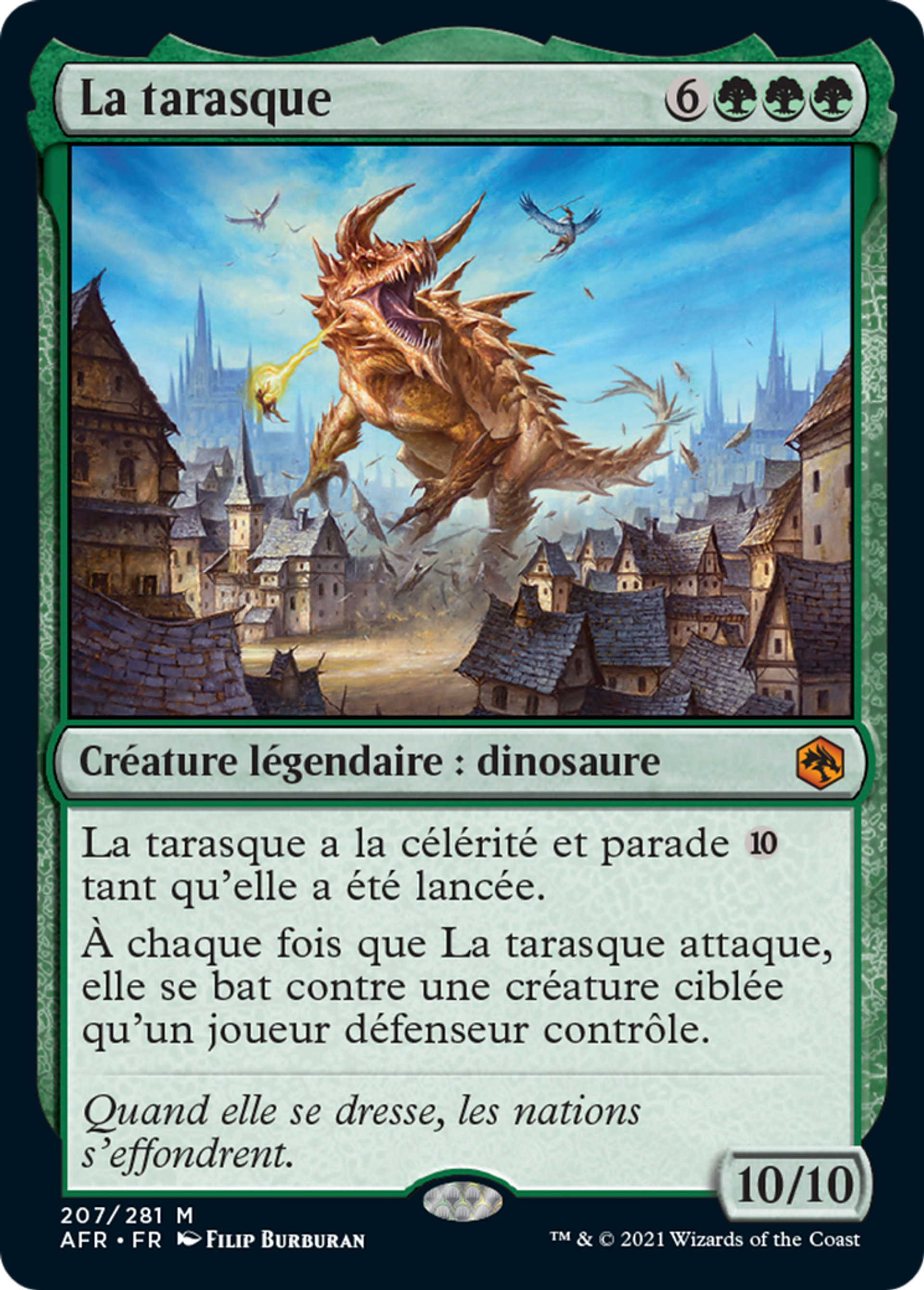 La tarasque — Adventures in the Forgotten Realms — Magic: The Gathering