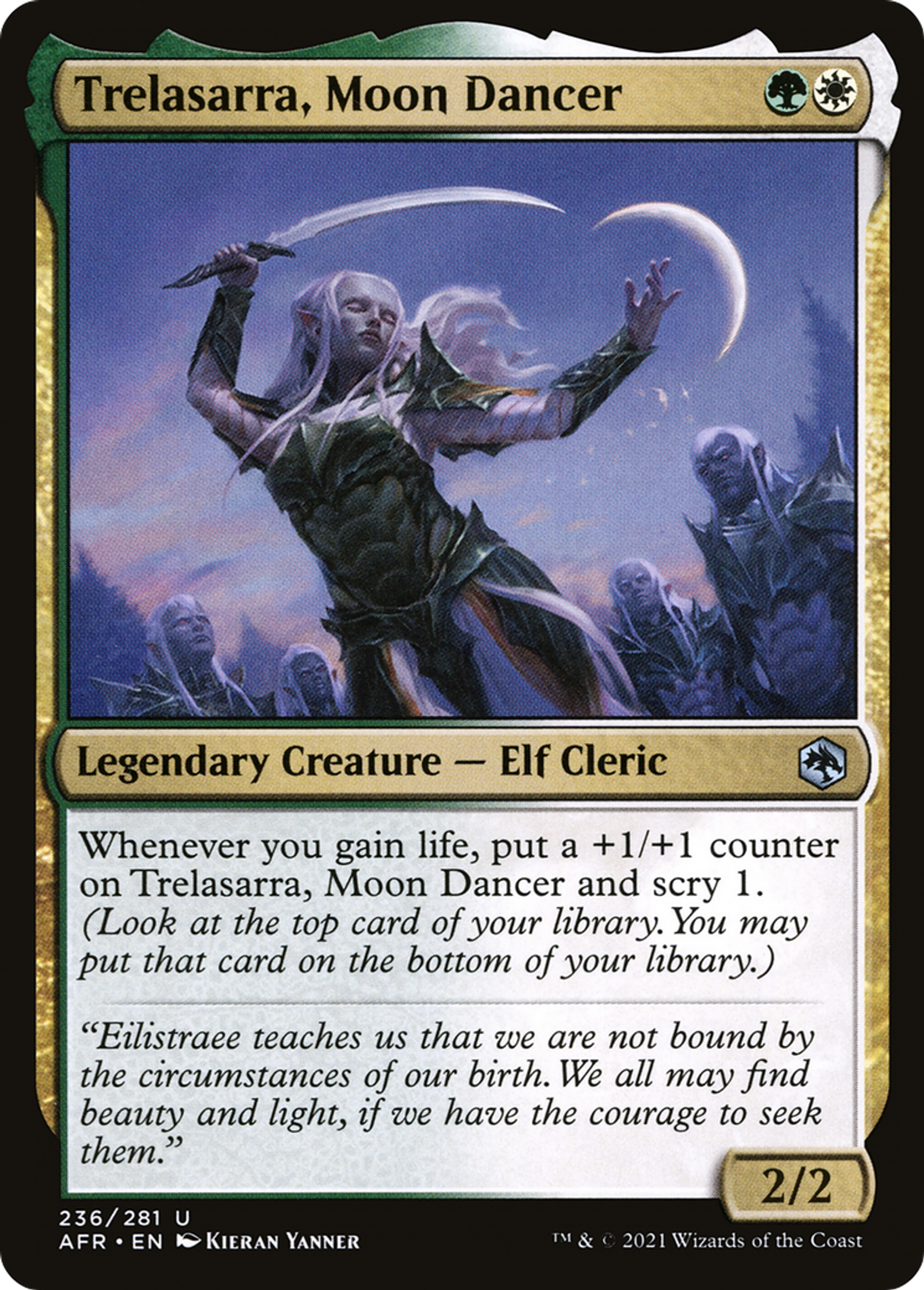 Trelasarra, Moon Dancer — Adventures in the Forgotten Realms — Magic: The Gathering