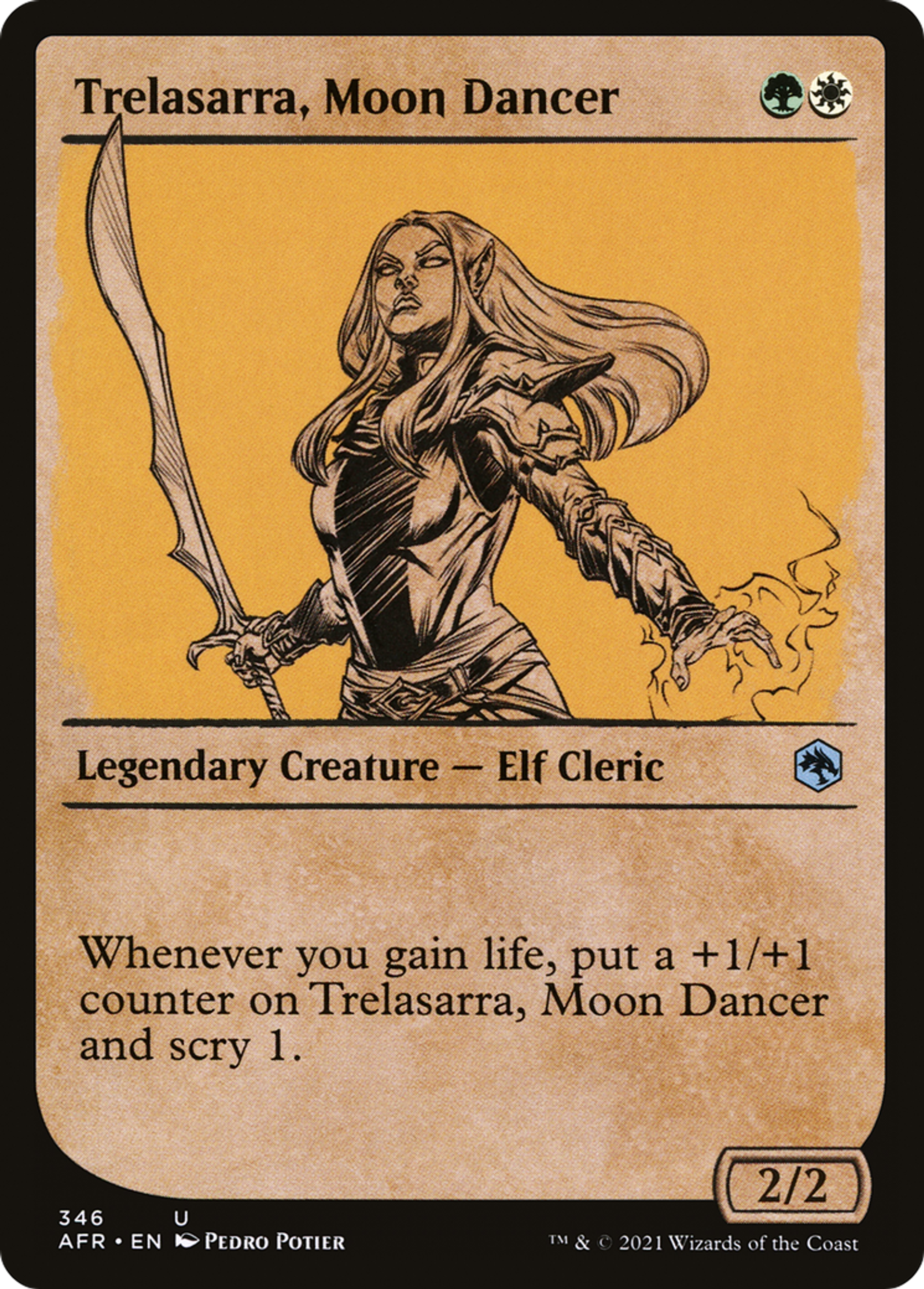 Trelasarra, Moon Dancer — Adventures in the Forgotten Realms — Magic: The Gathering