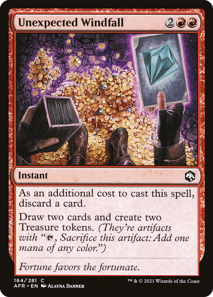 Unexpected Windfall — Adventures in the Forgotten Realms — Magic: The Gathering