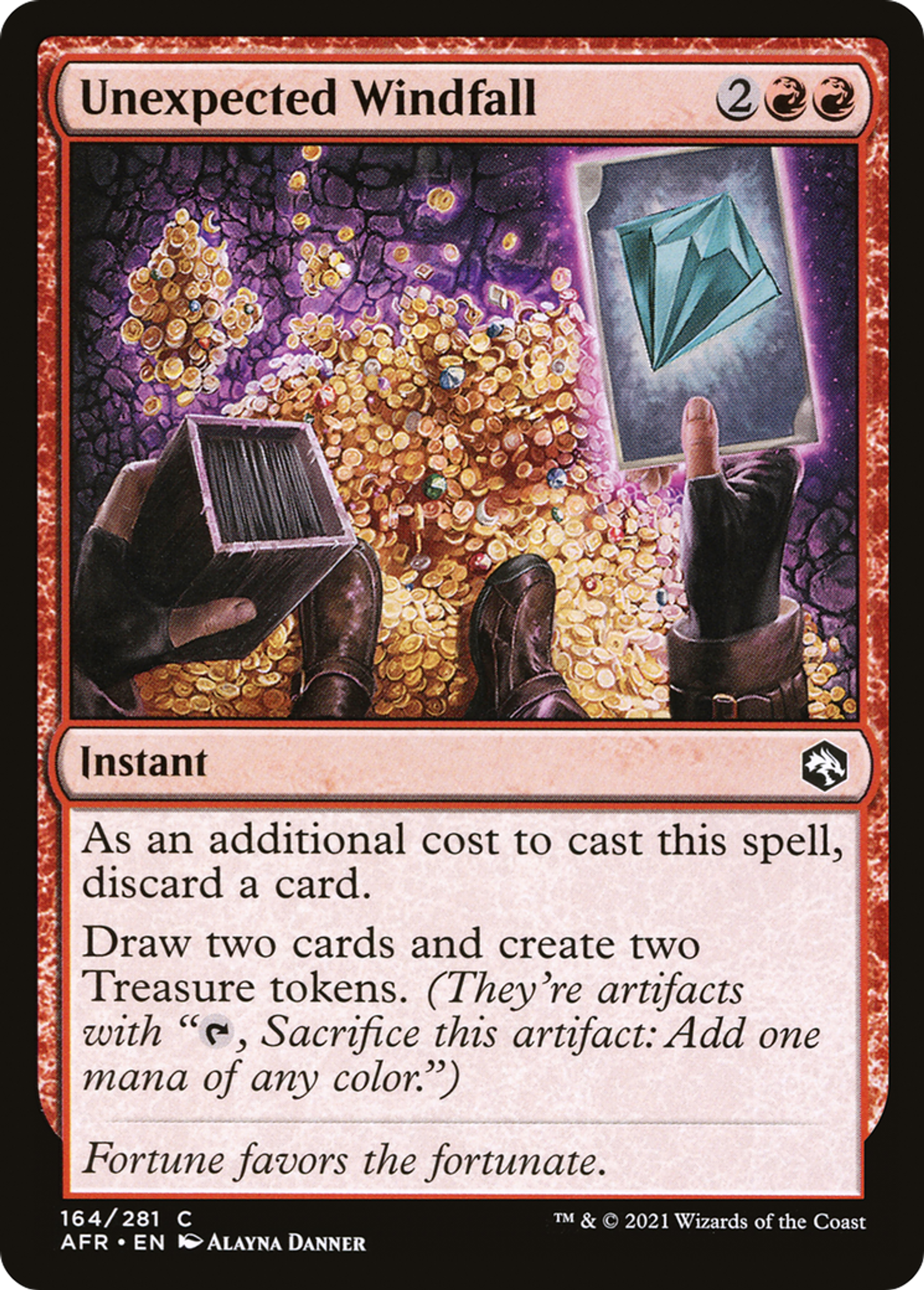 Unexpected Windfall — Adventures in the Forgotten Realms — Magic: The Gathering