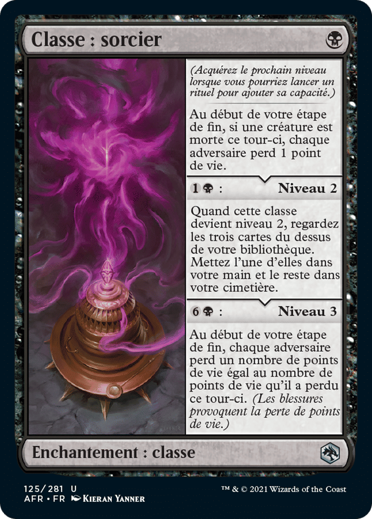 Classe : sorcier — Adventures in the Forgotten Realms — Magic: The Gathering