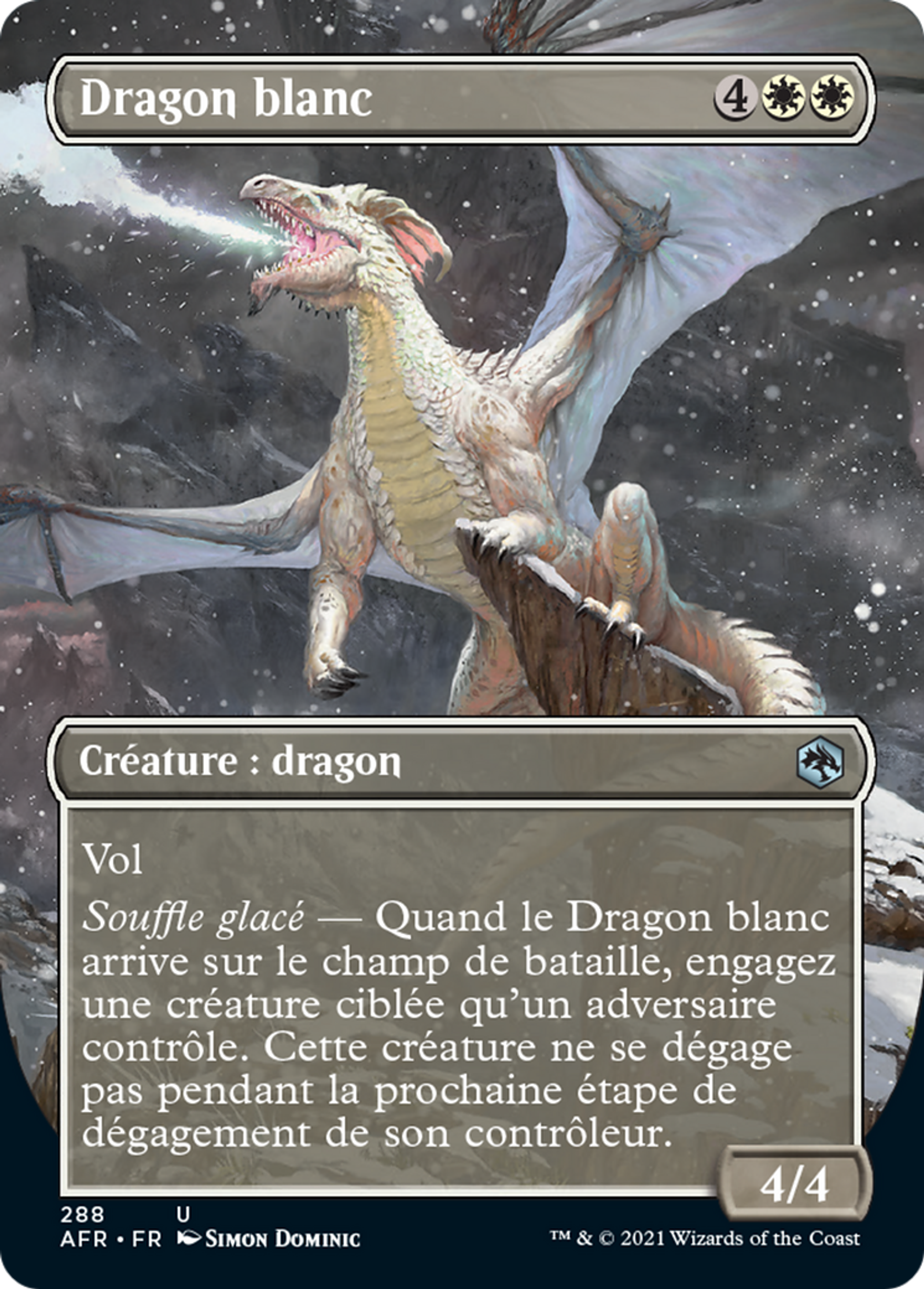 Dragon blanc — Adventures in the Forgotten Realms — Magic: The Gathering