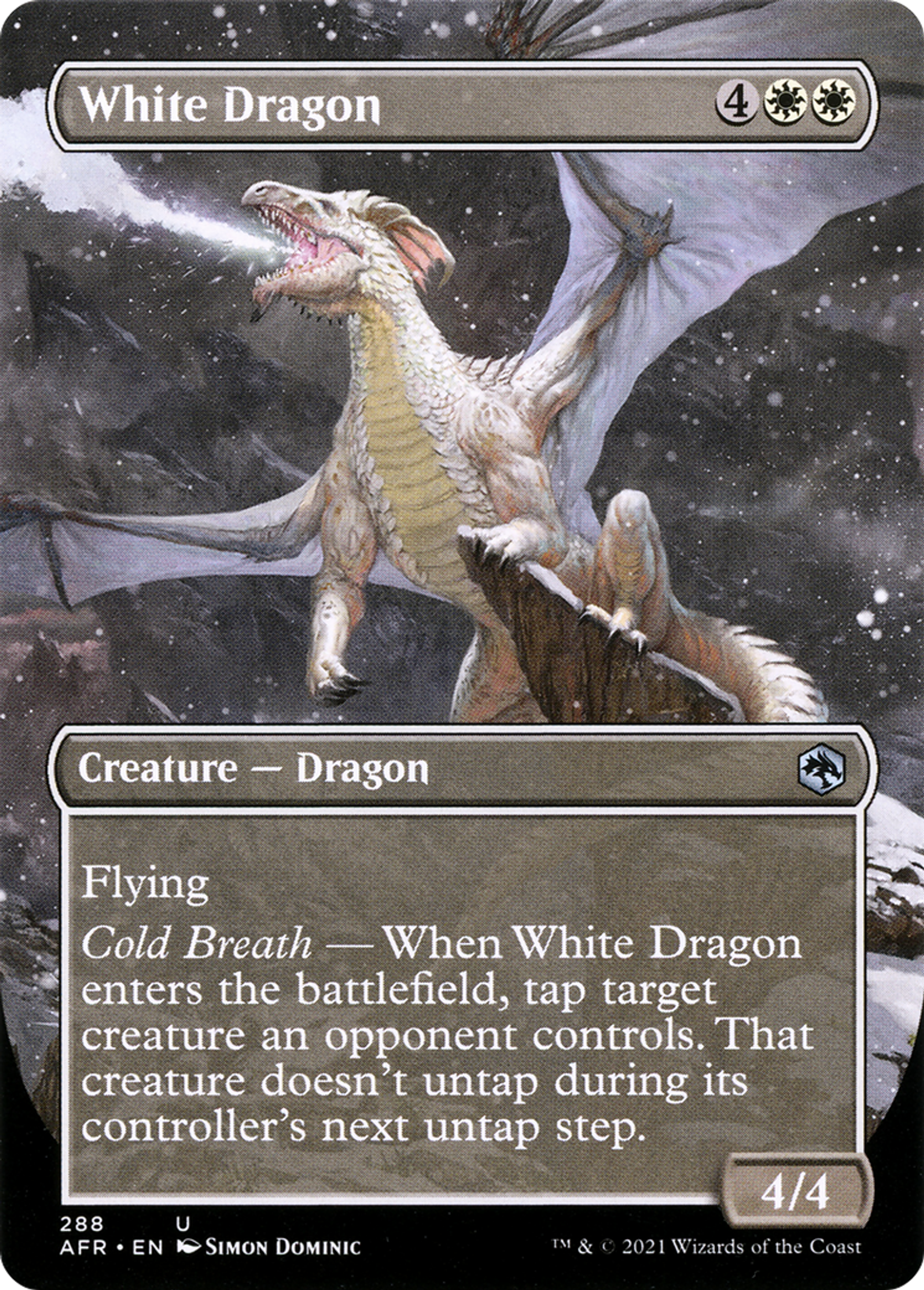 White Dragon — Adventures in the Forgotten Realms — Magic: The Gathering