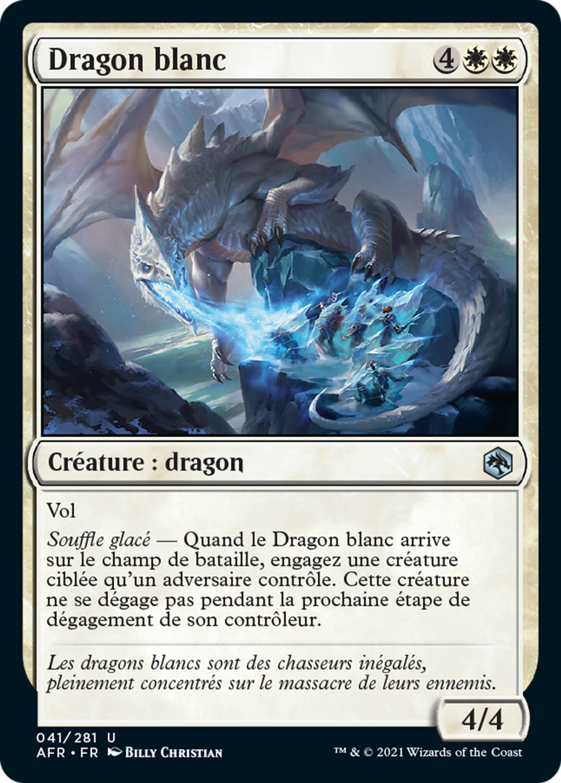 Dragon blanc — Adventures in the Forgotten Realms — Magic: The Gathering