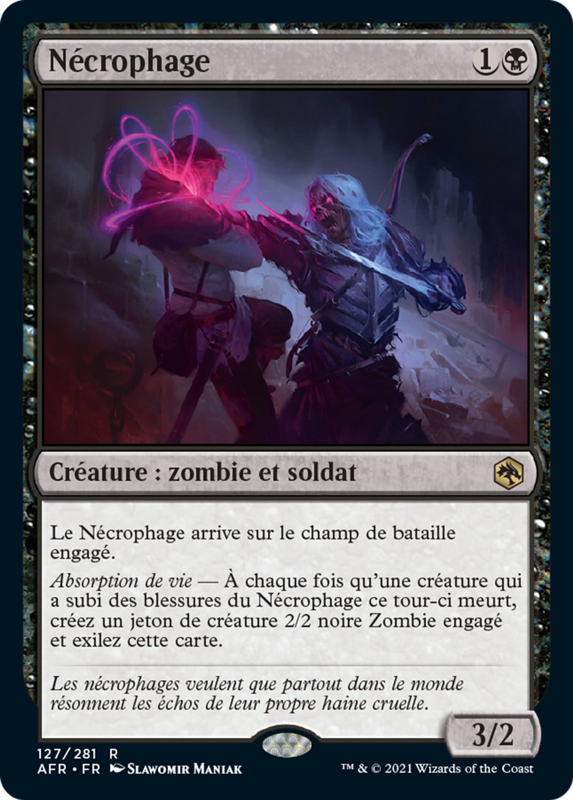 Nécrophage — Adventures in the Forgotten Realms — Magic: The Gathering