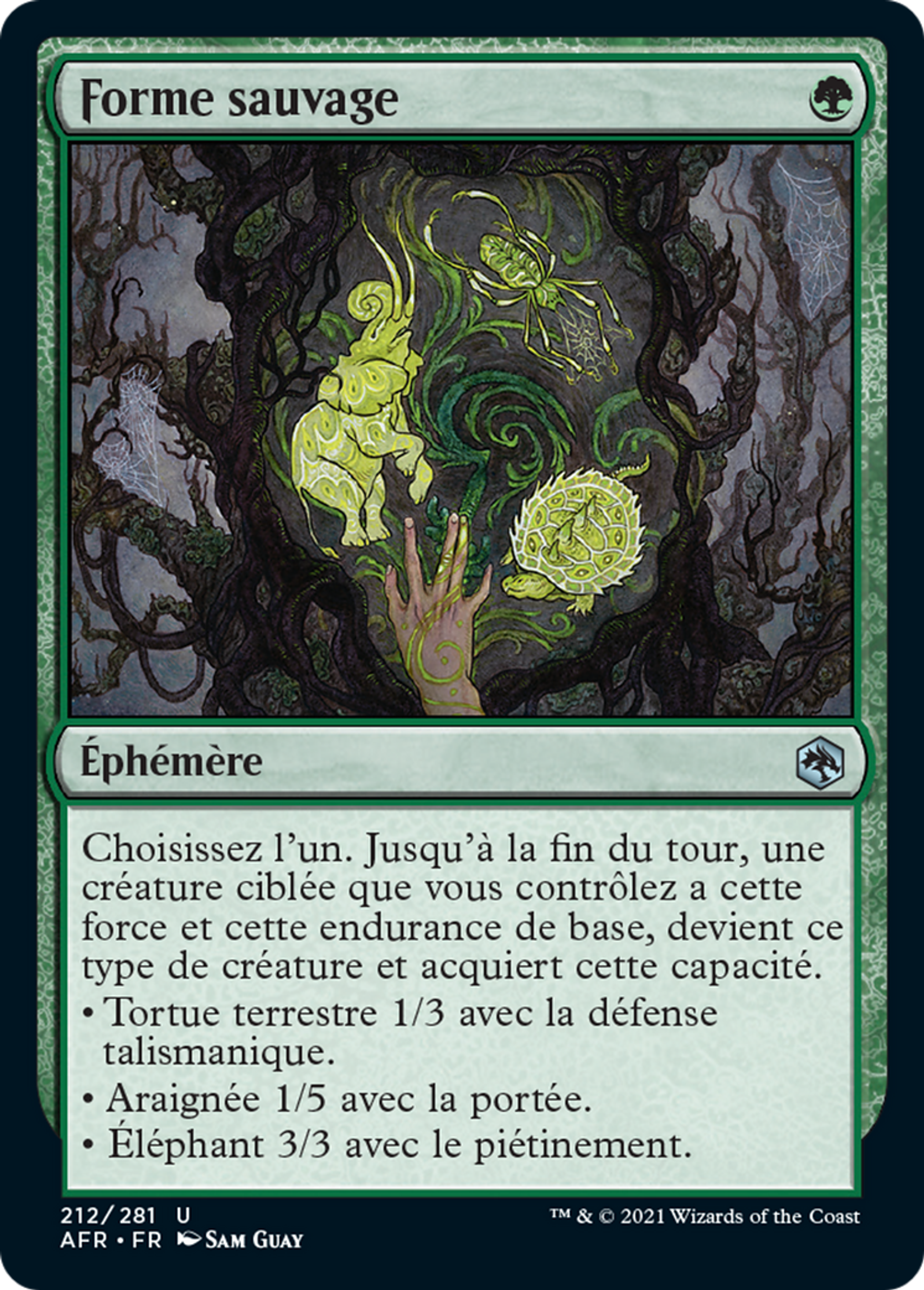 Forme sauvage — Adventures in the Forgotten Realms — Magic: The Gathering