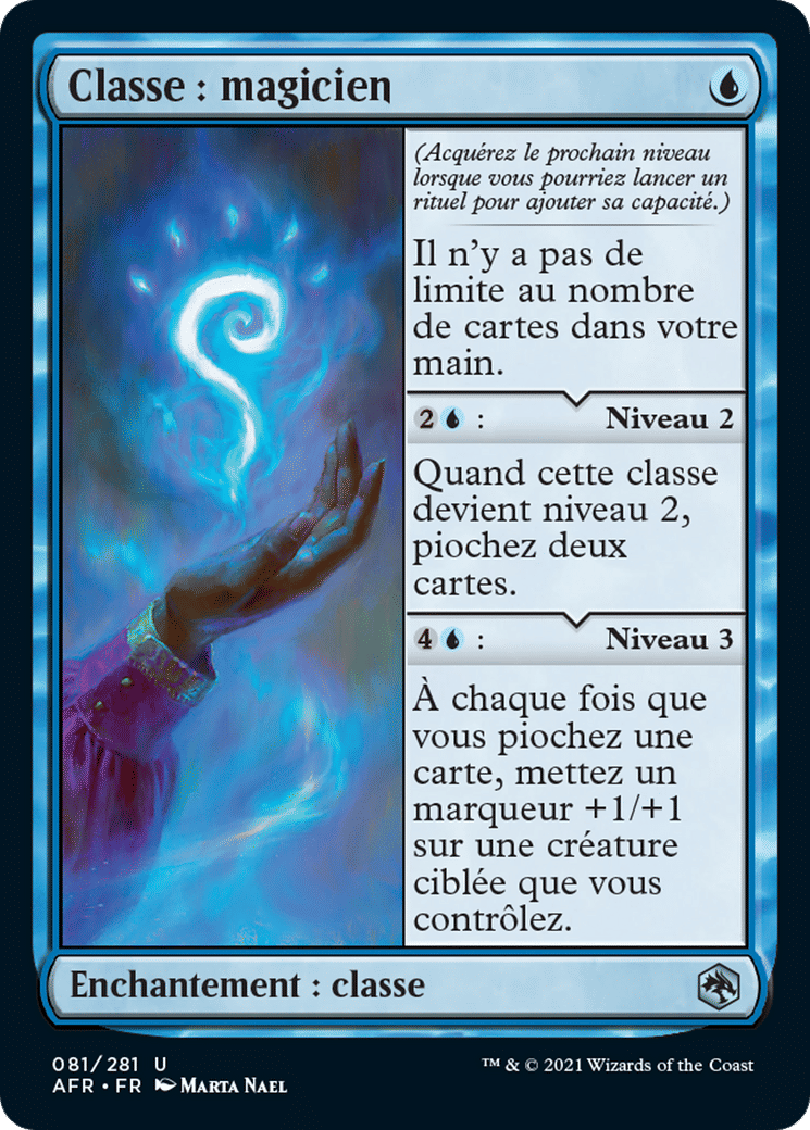 Classe : magicien — Adventures in the Forgotten Realms — Magic: The Gathering