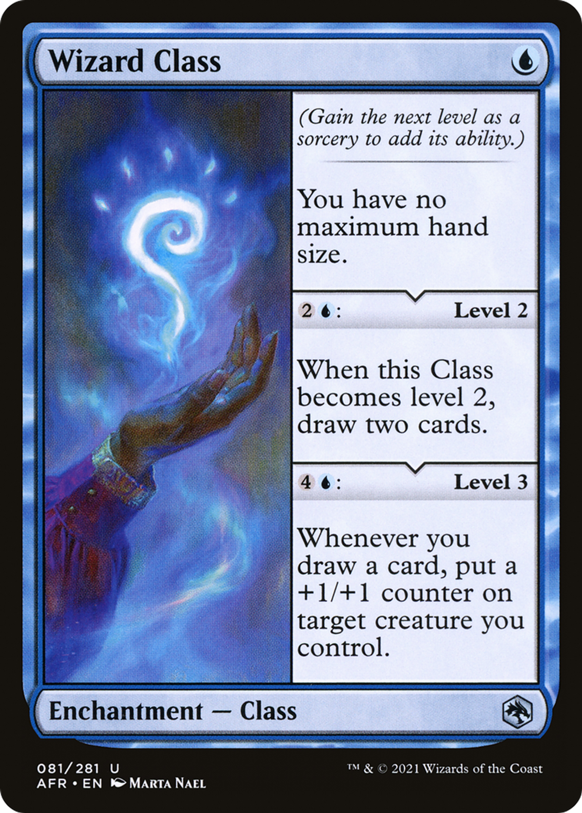 Wizard Class — Adventures in the Forgotten Realms — Magic: The Gathering