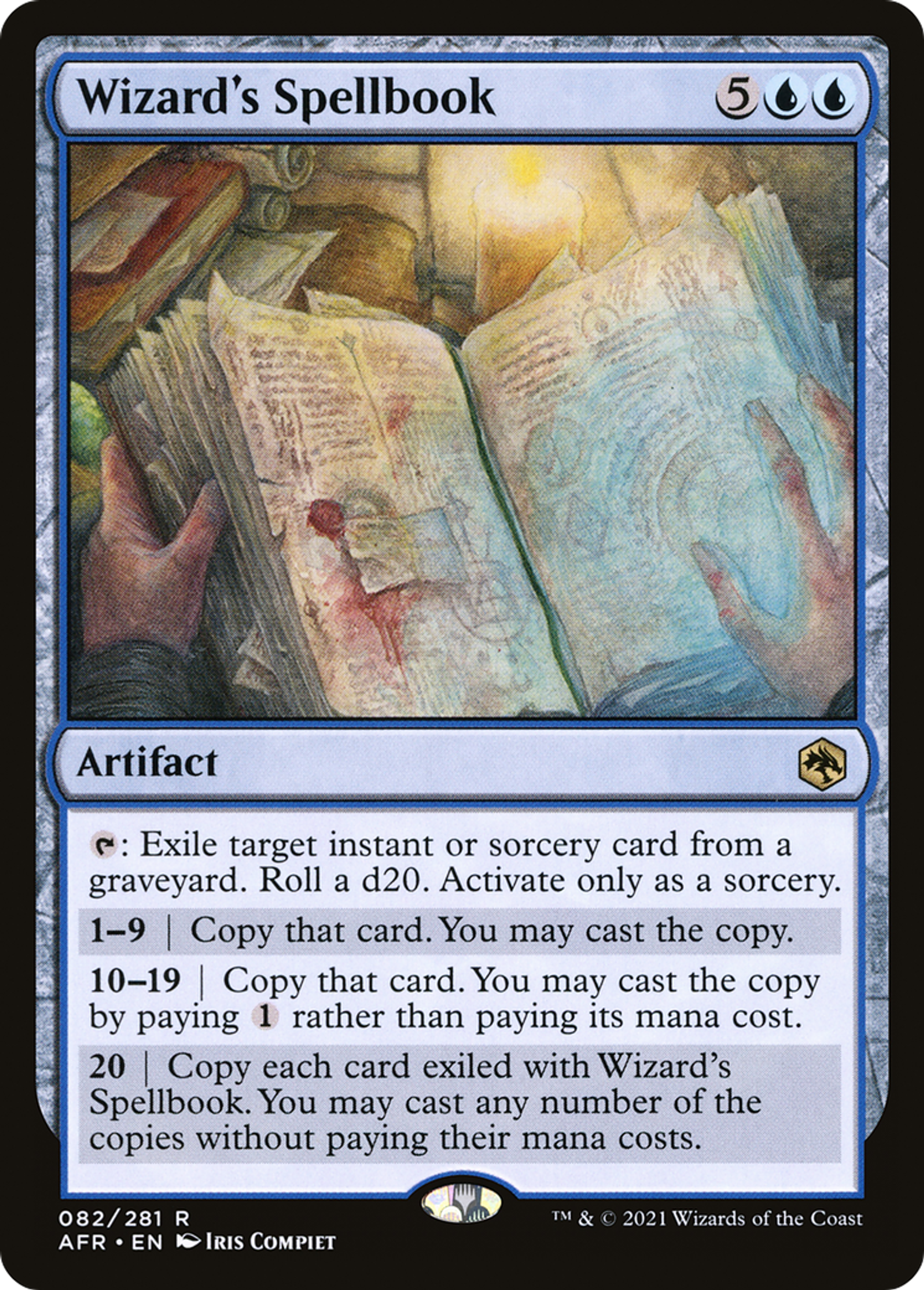 Wizard's Spellbook — Adventures in the Forgotten Realms — Magic: The Gathering