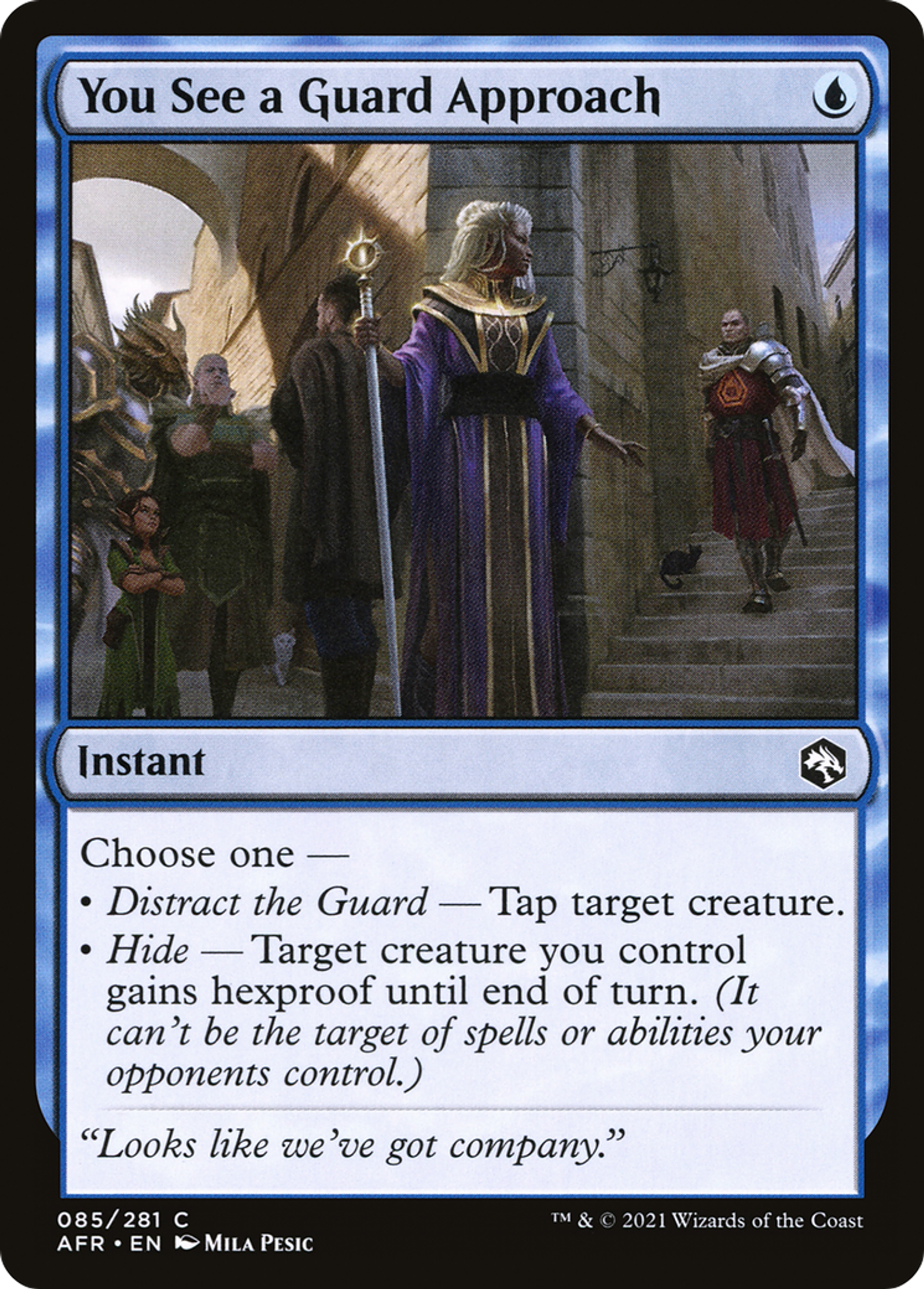 You See a Guard Approach — Adventures in the Forgotten Realms — Magic: The Gathering