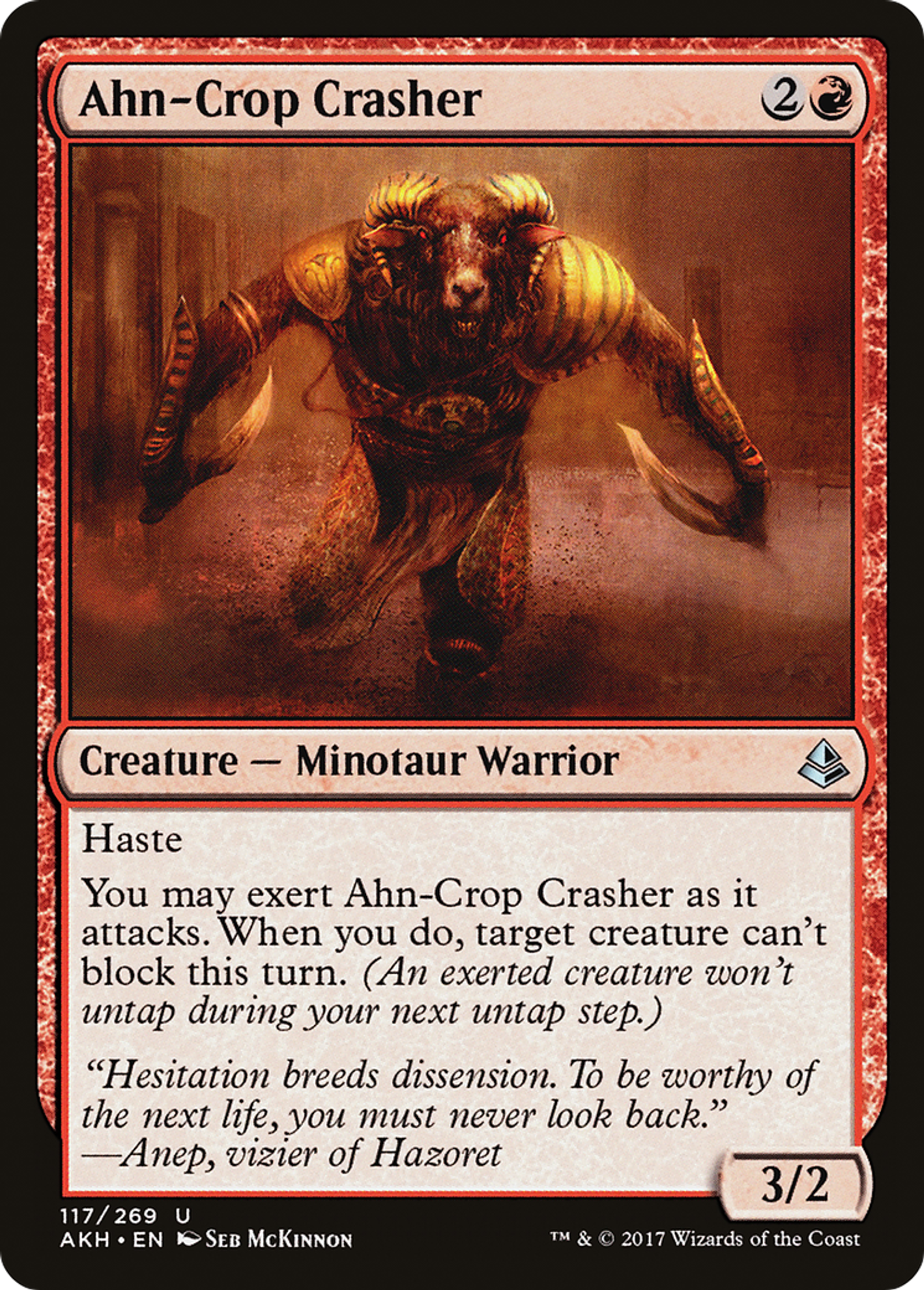 Ahn-Crop Crasher — Amonkhet — Magic: The Gathering