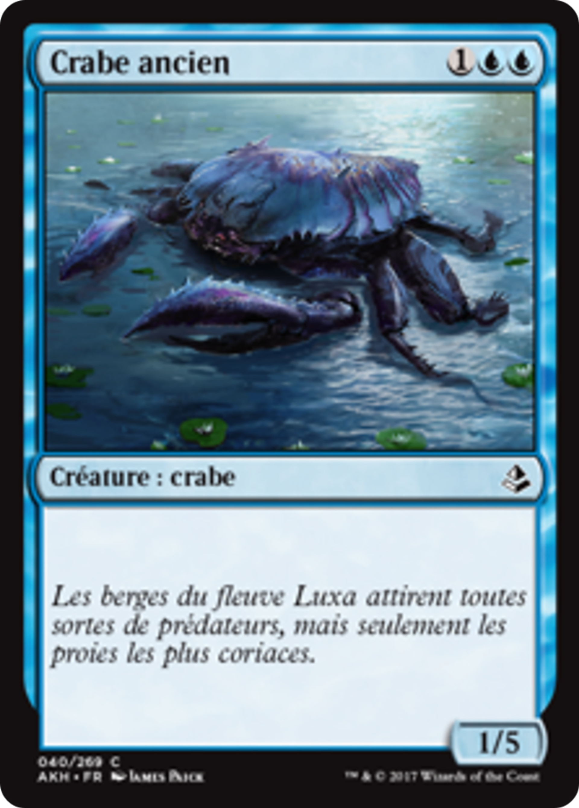 Crabe ancien — Amonkhet — Magic: The Gathering