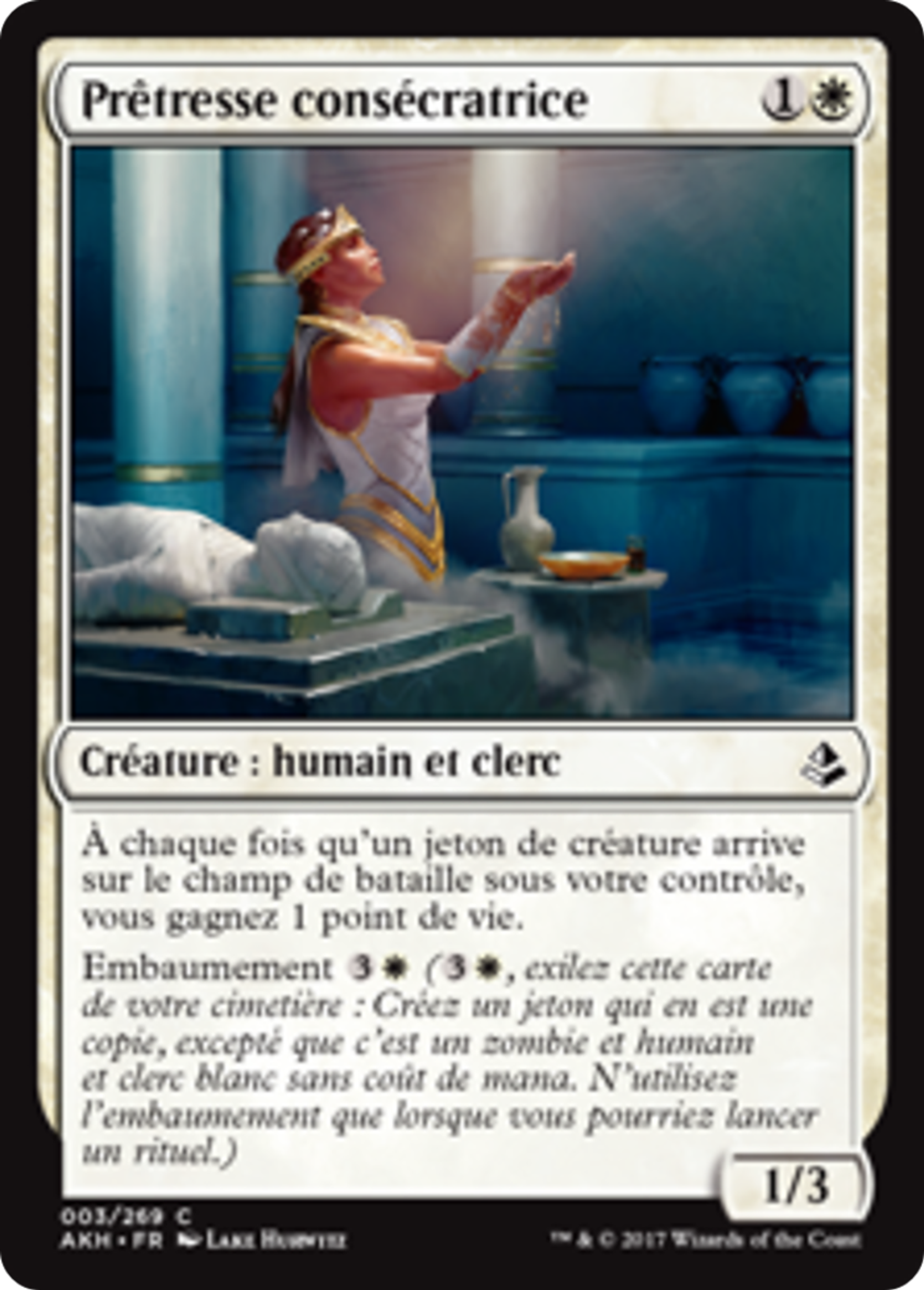 Prêtresse consécratrice — Amonkhet — Magic: The Gathering