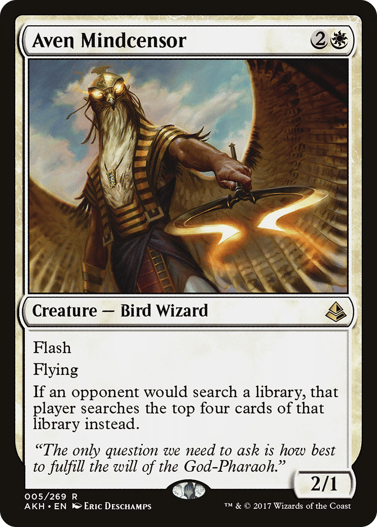 Aven Mindcensor — Amonkhet — Magic: The Gathering