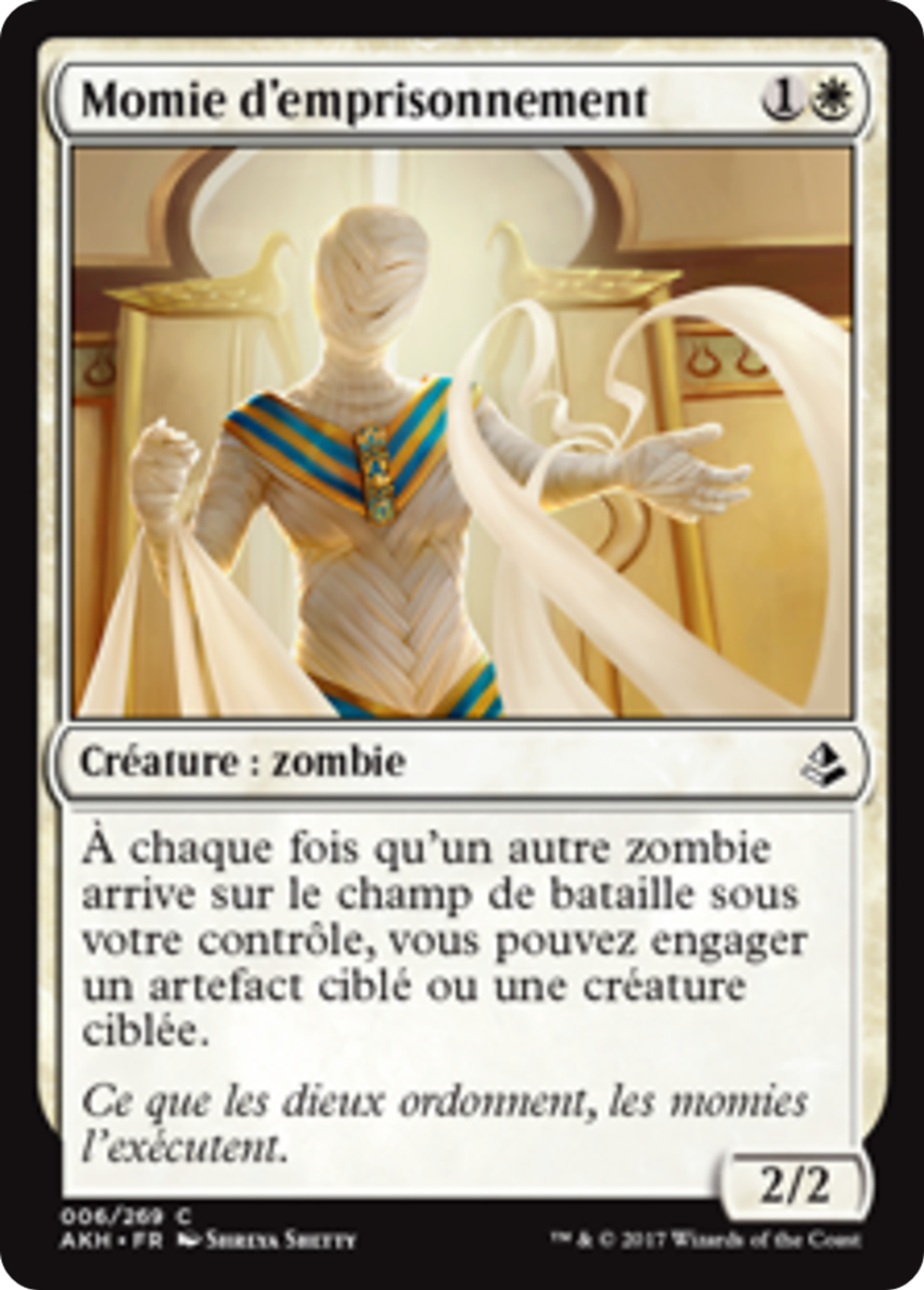 Momie d'emprisonnement — Amonkhet — Magic: The Gathering