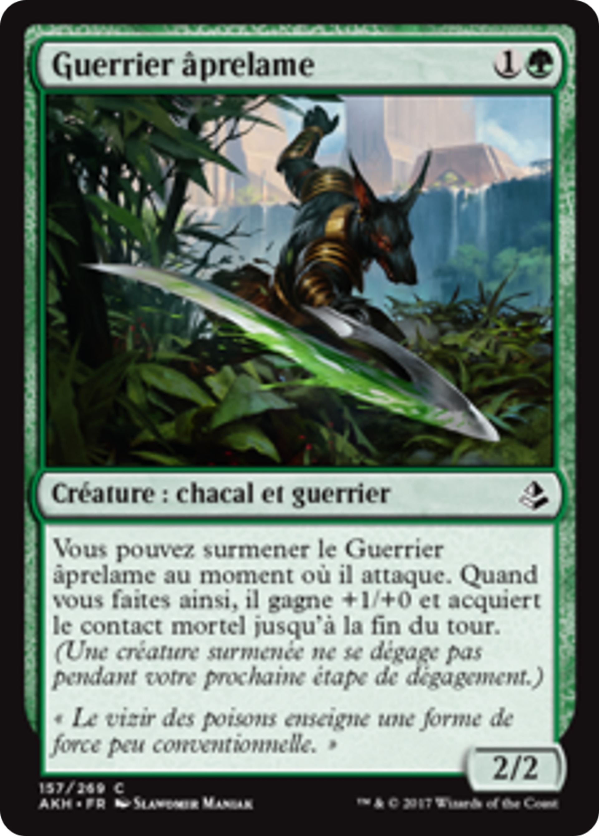 Guerrier âprelame — Amonkhet — Magic: The Gathering