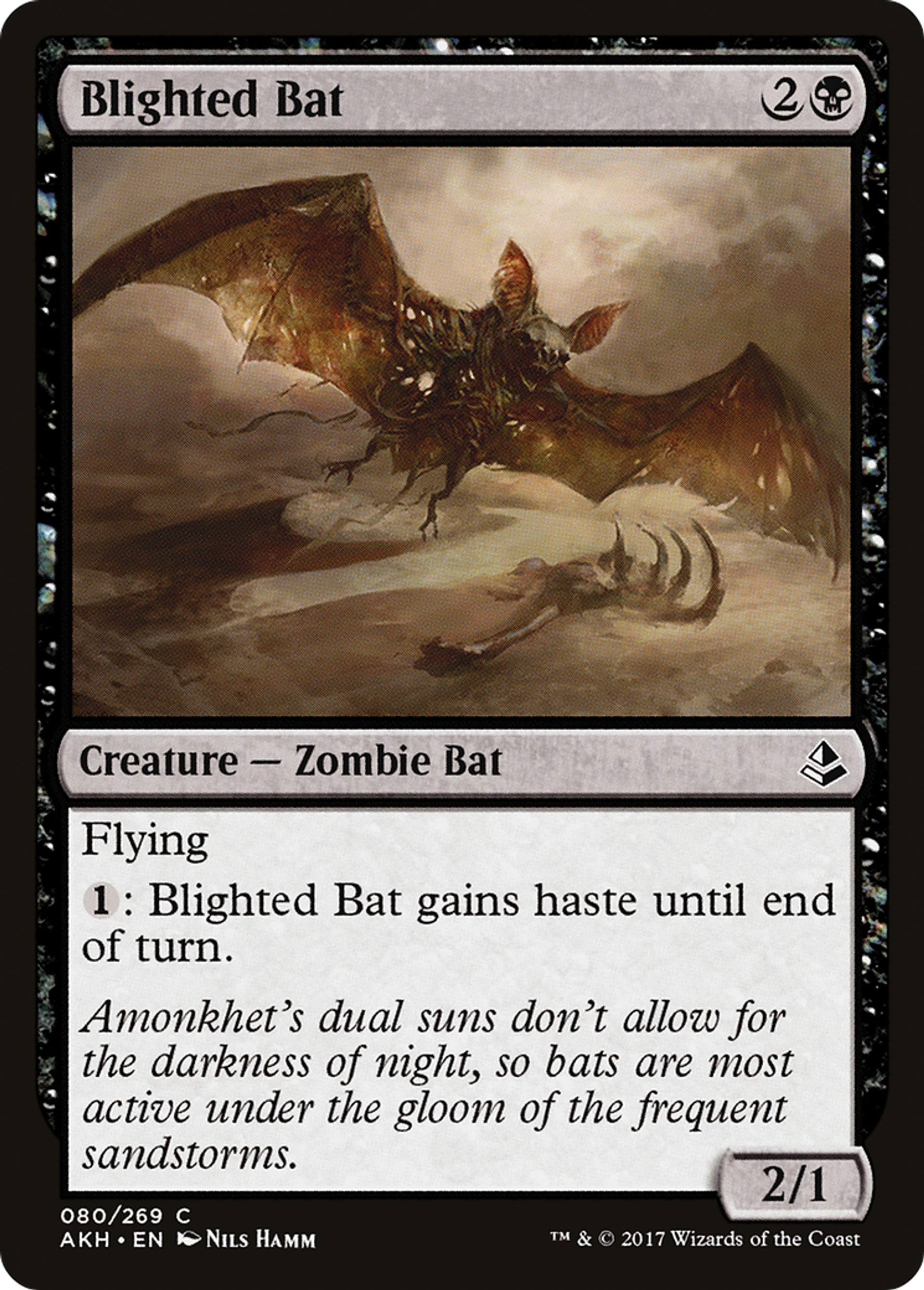 Blighted Bat — Amonkhet — Magic: The Gathering